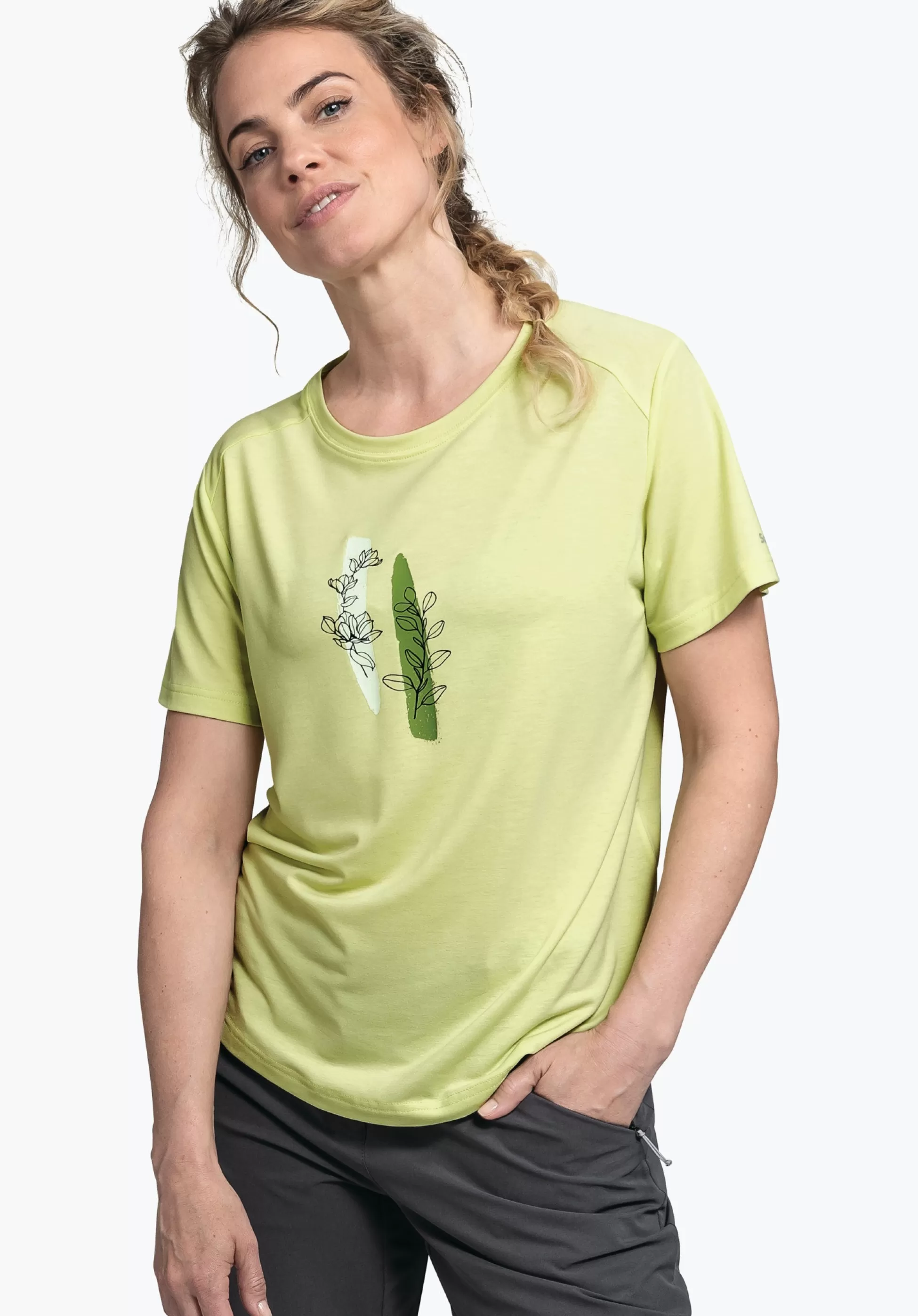 WOMEN SCHÖFFEL <Stylish & quick drying t-shirt weiß