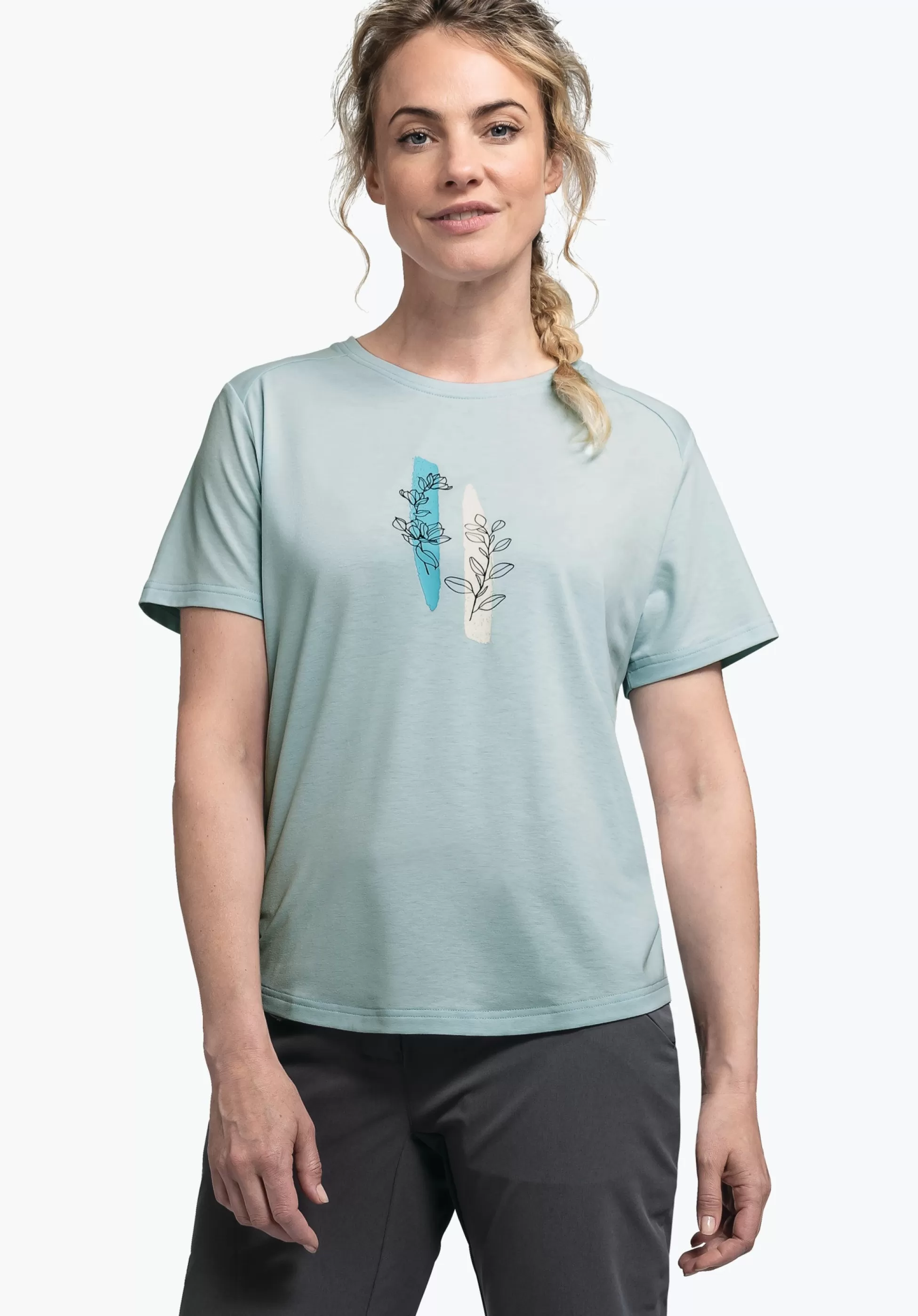 WOMEN SCHÖFFEL <Stylish & quick drying t-shirt weiß