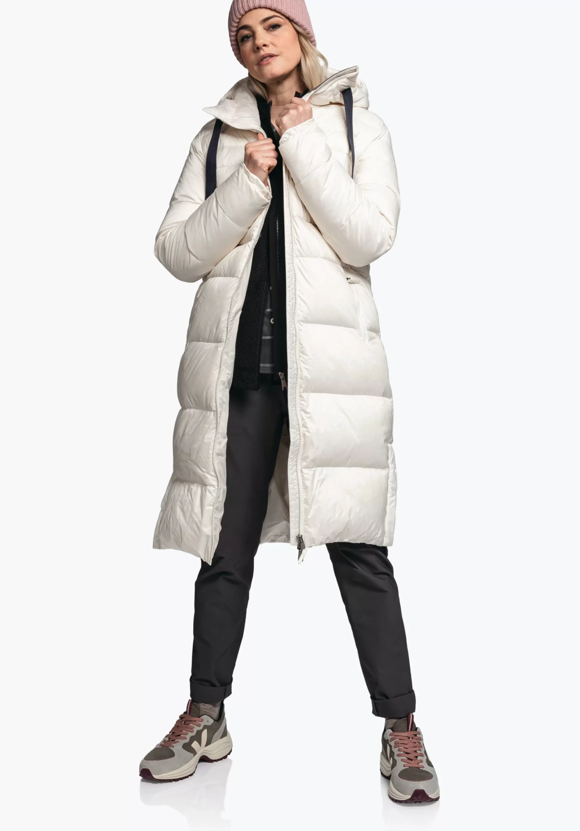 WOMEN SCHÖFFEL Travel/Leisure | Down- / Thermojacket<Stylish & super lightweight down coat white