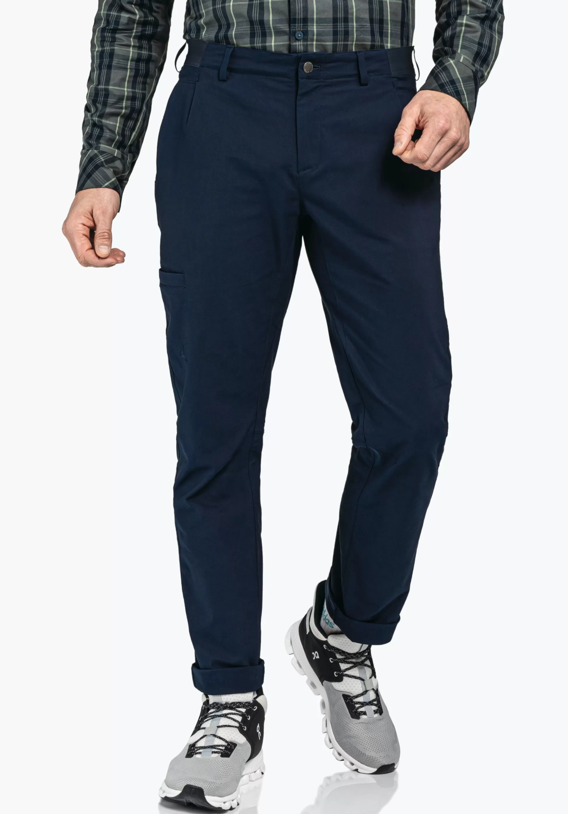 MEN SCHÖFFEL Travel/Leisure | Pants Long<Stylish and smart casual pants beige