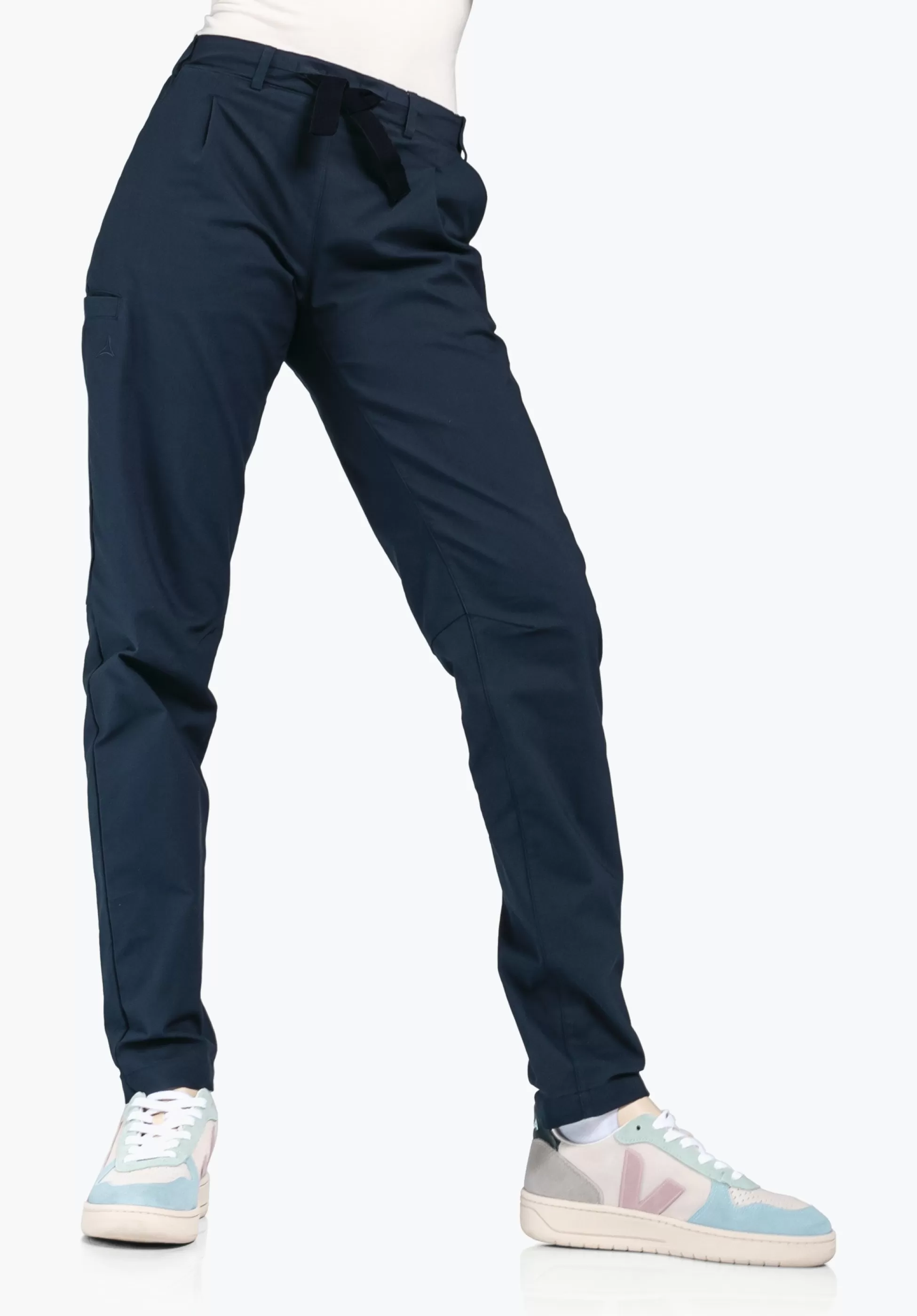 WOMEN SCHÖFFEL Travel/Leisure | Pants Long<Stylish and smart casual pants beige