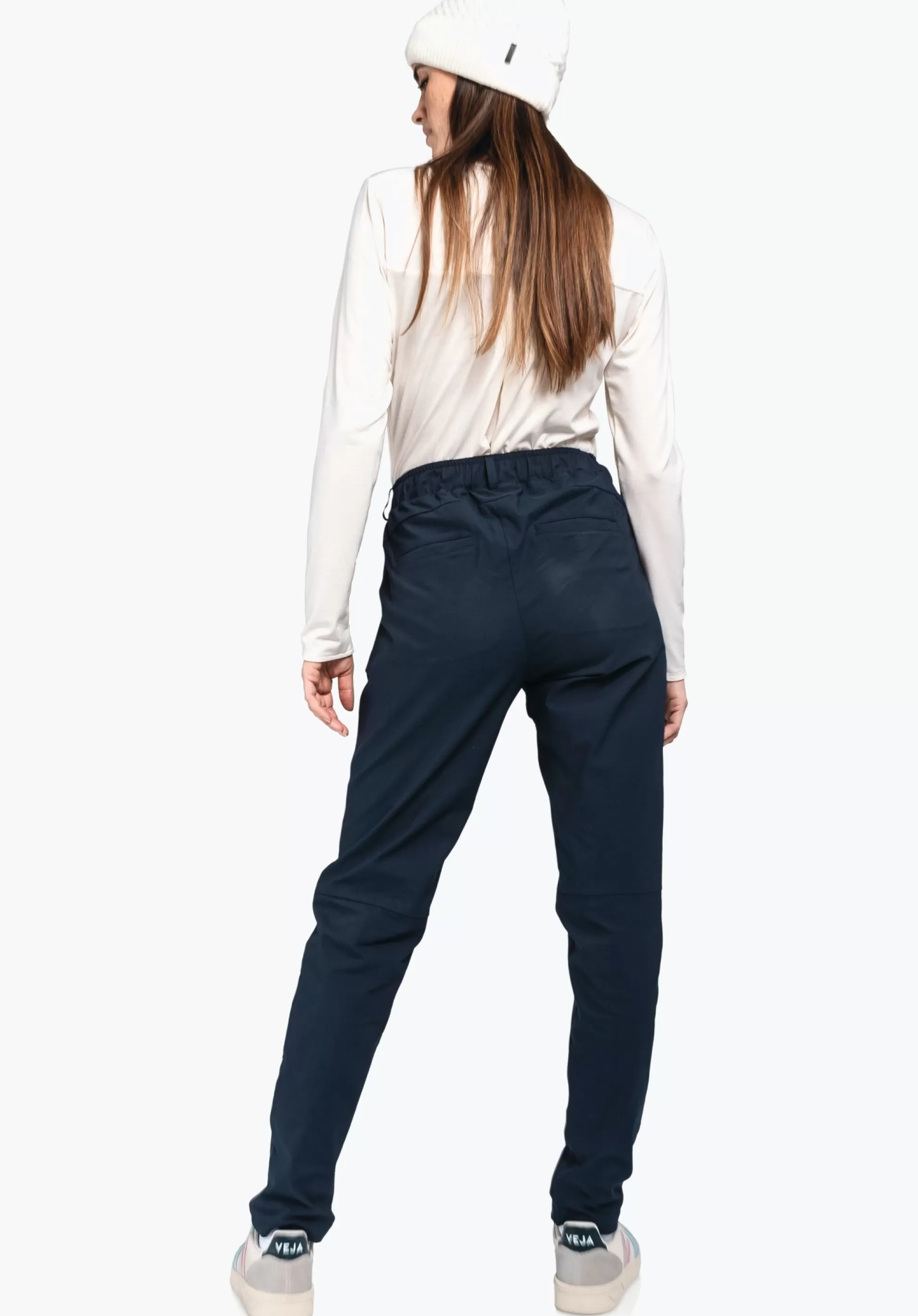 WOMEN SCHÖFFEL Travel/Leisure | Pants Long<Stylish and smart casual pants beige