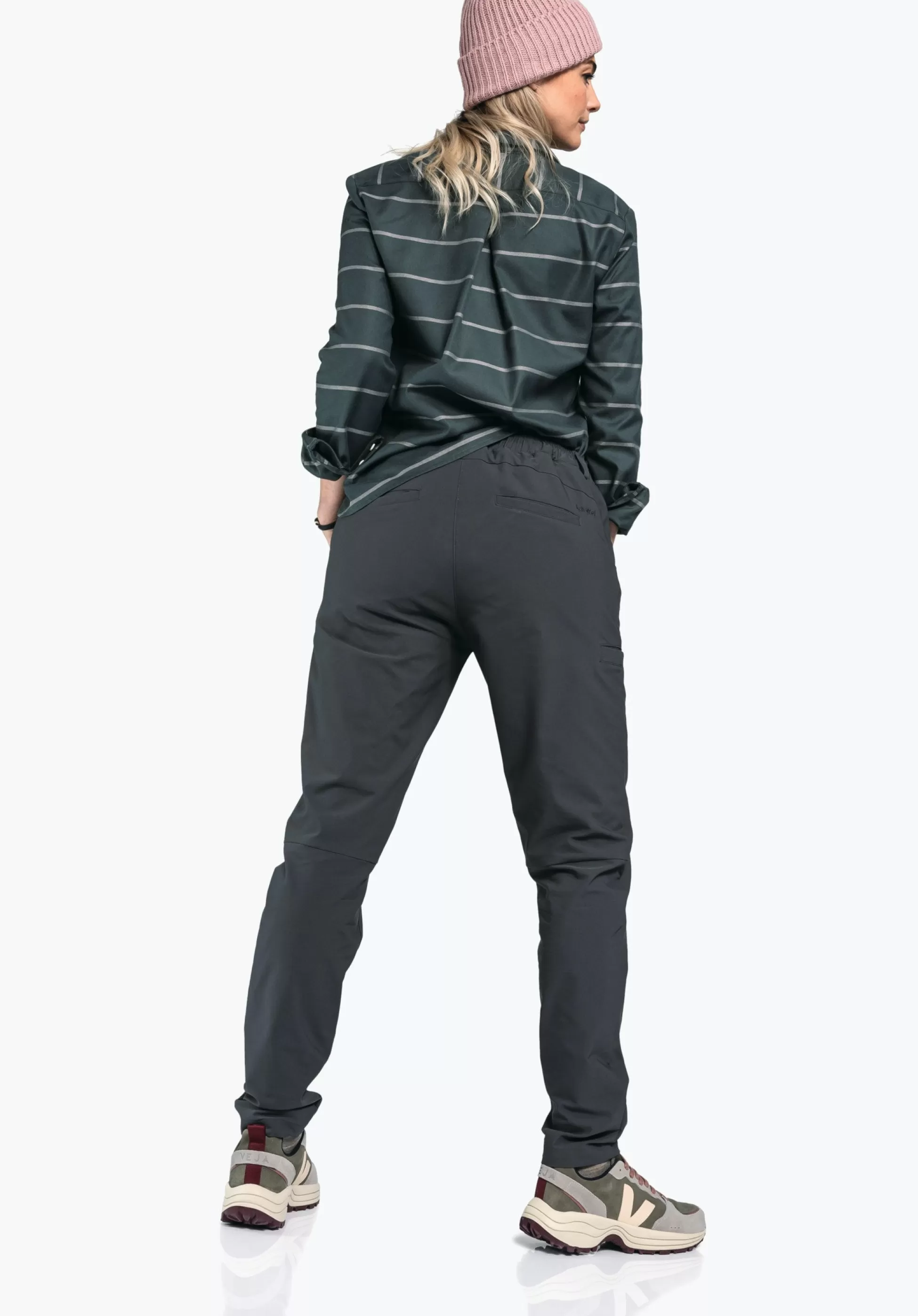 WOMEN SCHÖFFEL Travel/Leisure | Pants Long<Stylish and smart casual pants beige