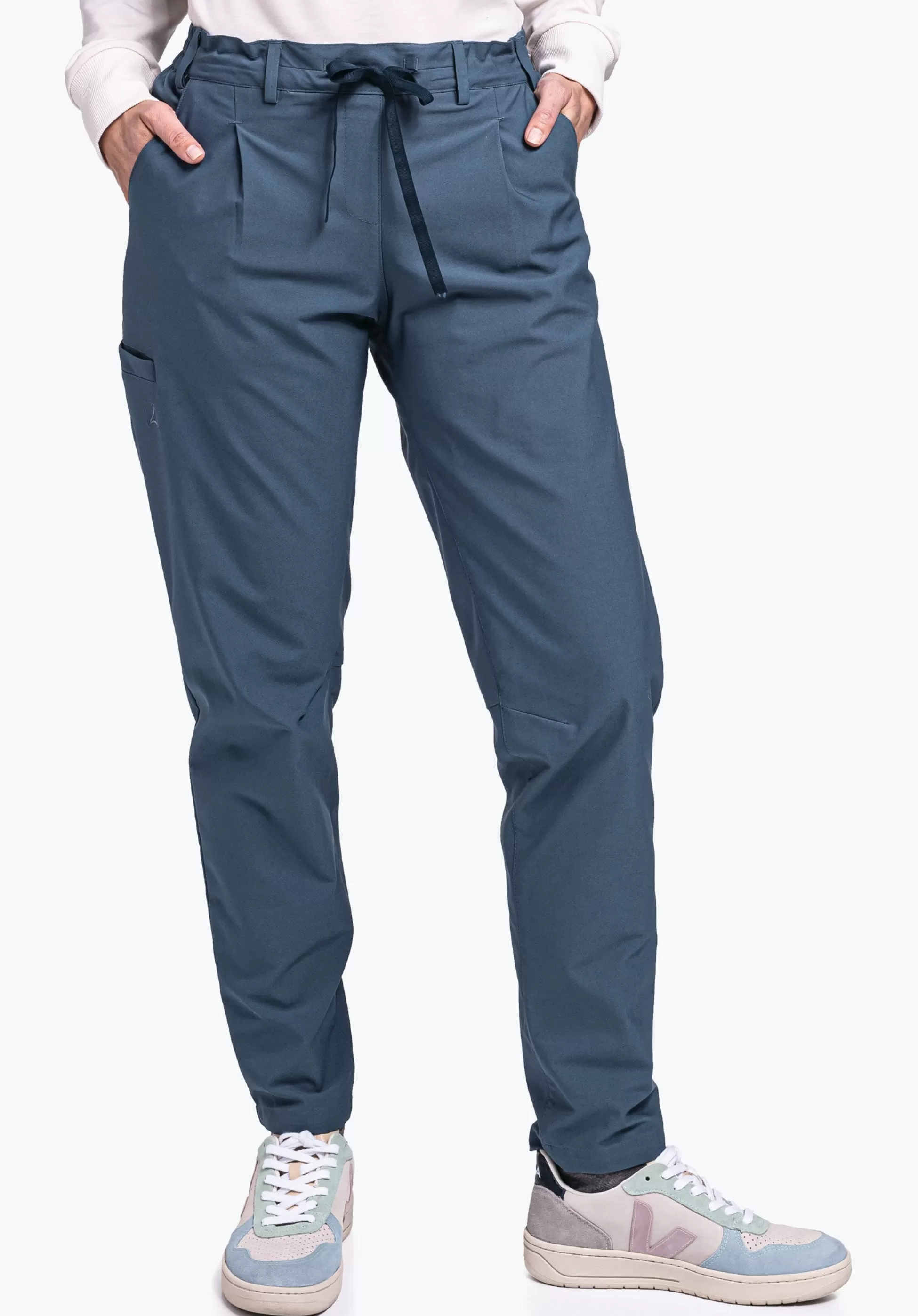WOMEN SCHÖFFEL Travel/Leisure | Pants Long<Stylish and smart casual pants beige