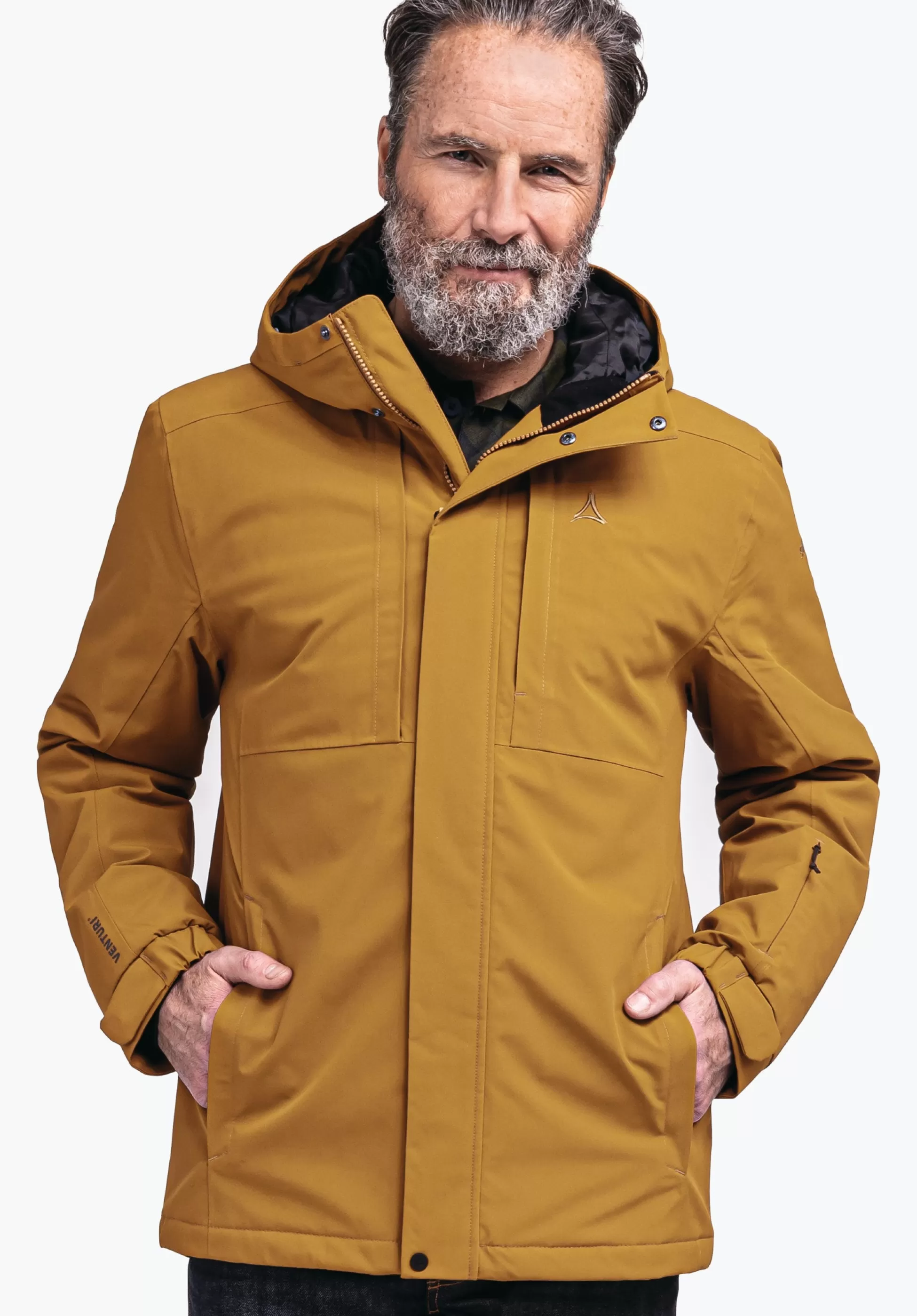 MEN SCHÖFFEL Outdoor Jackets | Travel/Leisure<Stylish and waterproof insulation jacket brown