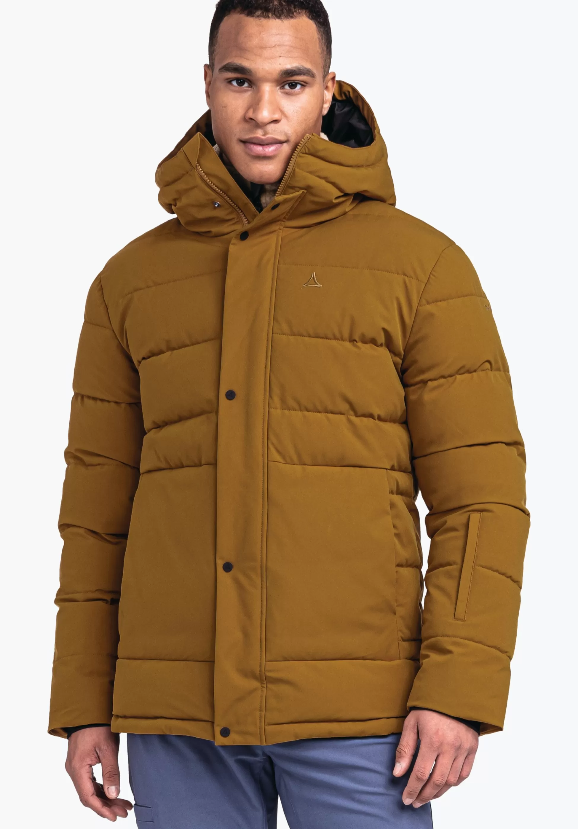 MEN SCHÖFFEL Travel/Leisure | Outdoor Jackets<Stylish jacket with recycled filling brown