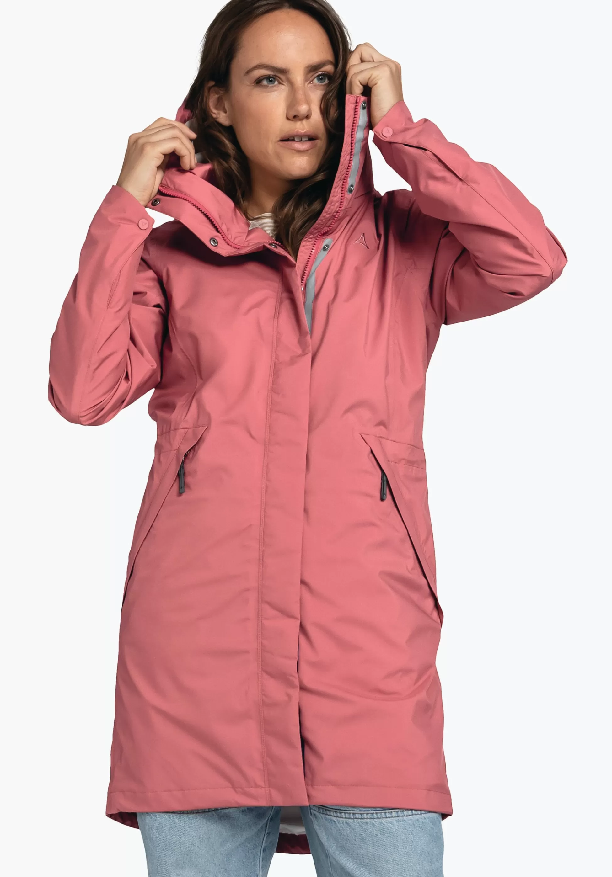 WOMEN SCHÖFFEL Travel/Leisure | Parka / Coat<Stylish waterproof coat rosa