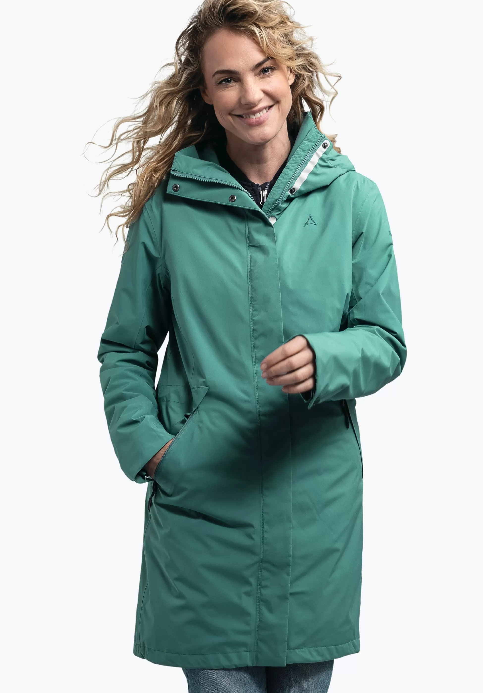 WOMEN SCHÖFFEL Travel/Leisure | Parka / Coat<Stylish waterproof coat rosa