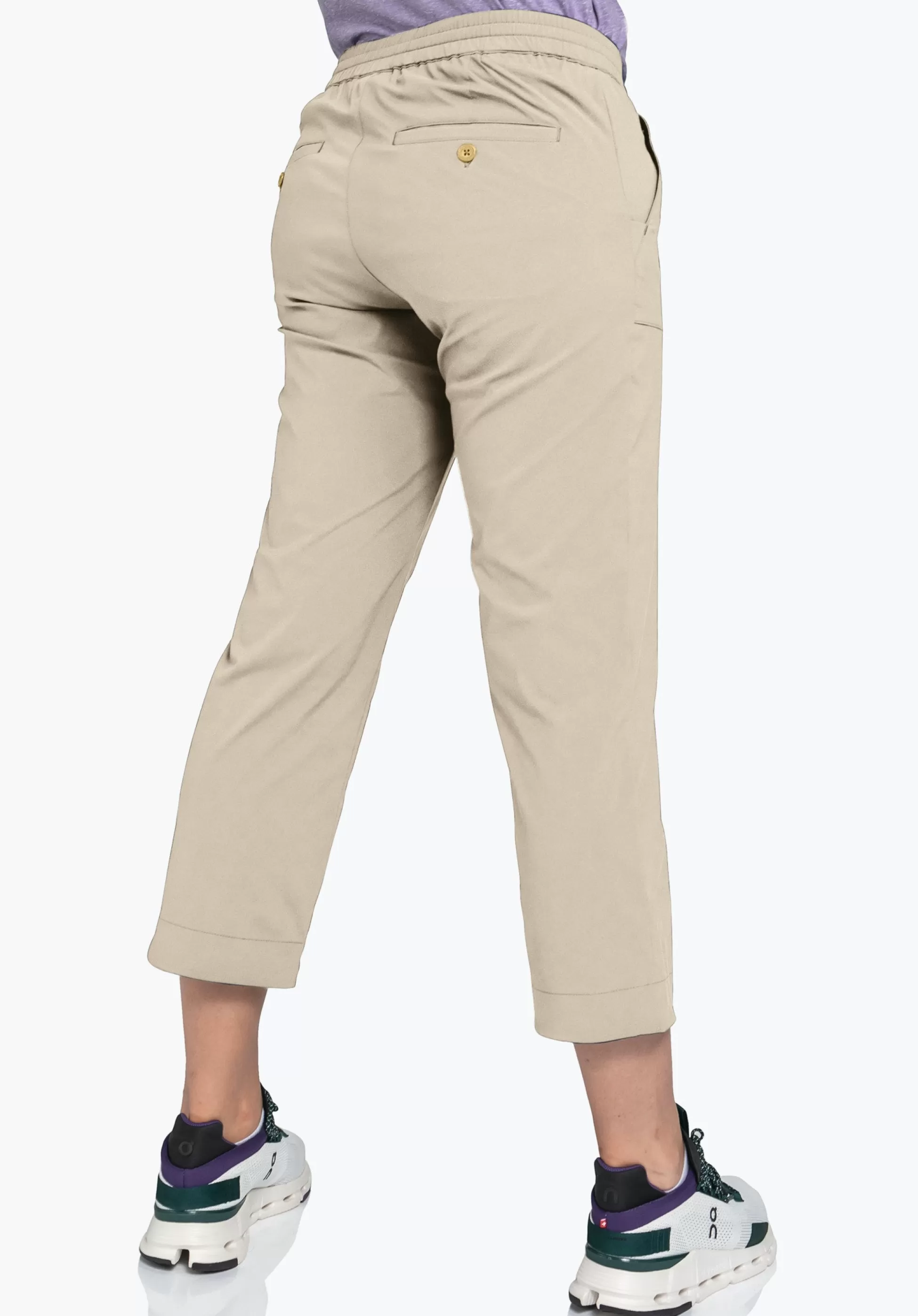 WOMEN SCHÖFFEL Travel/Leisure | Pants Short<Summer pants for relaxed activities braun