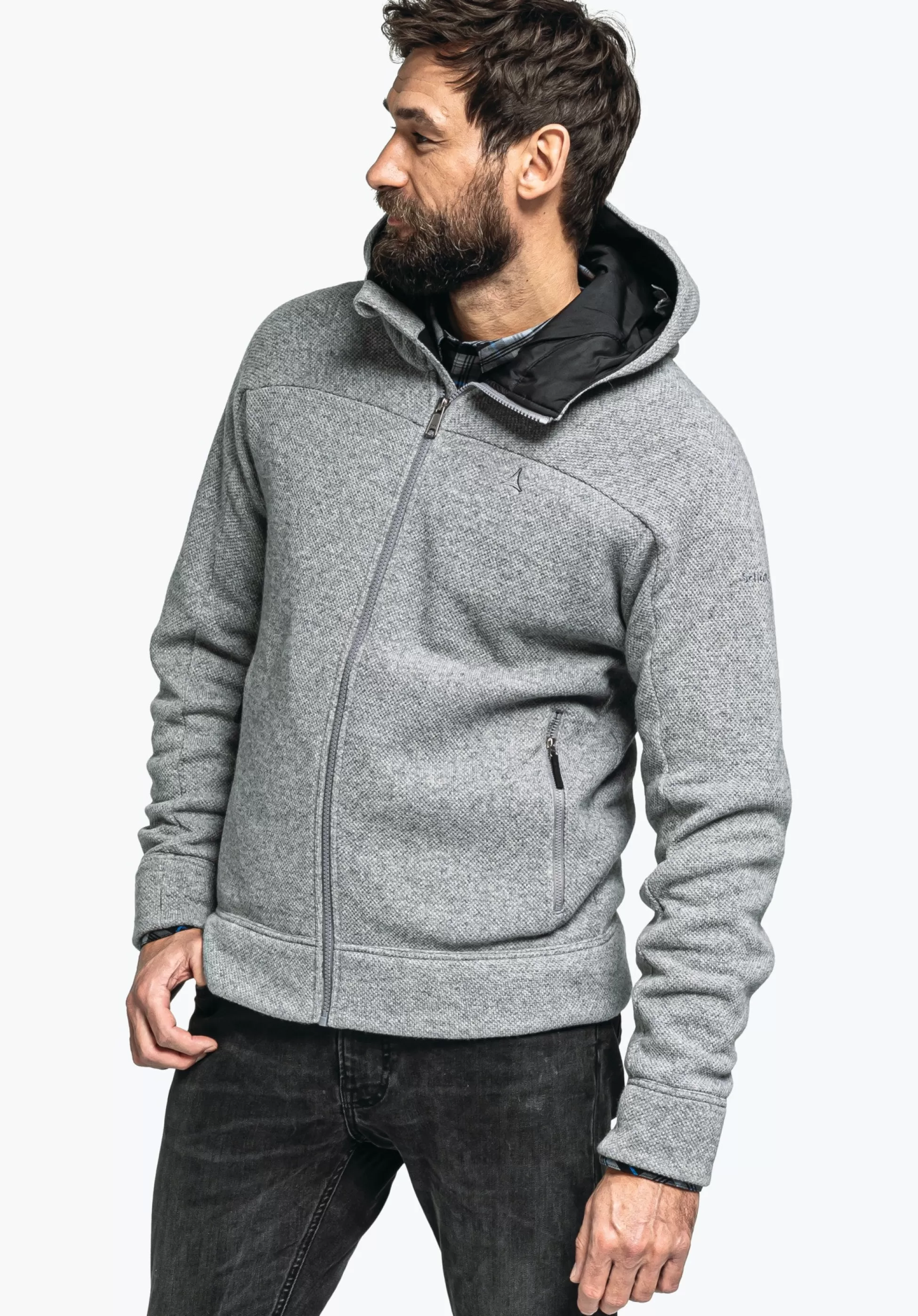 MEN SCHÖFFEL Travel/Leisure<Super warm fleece in natural fibres blue