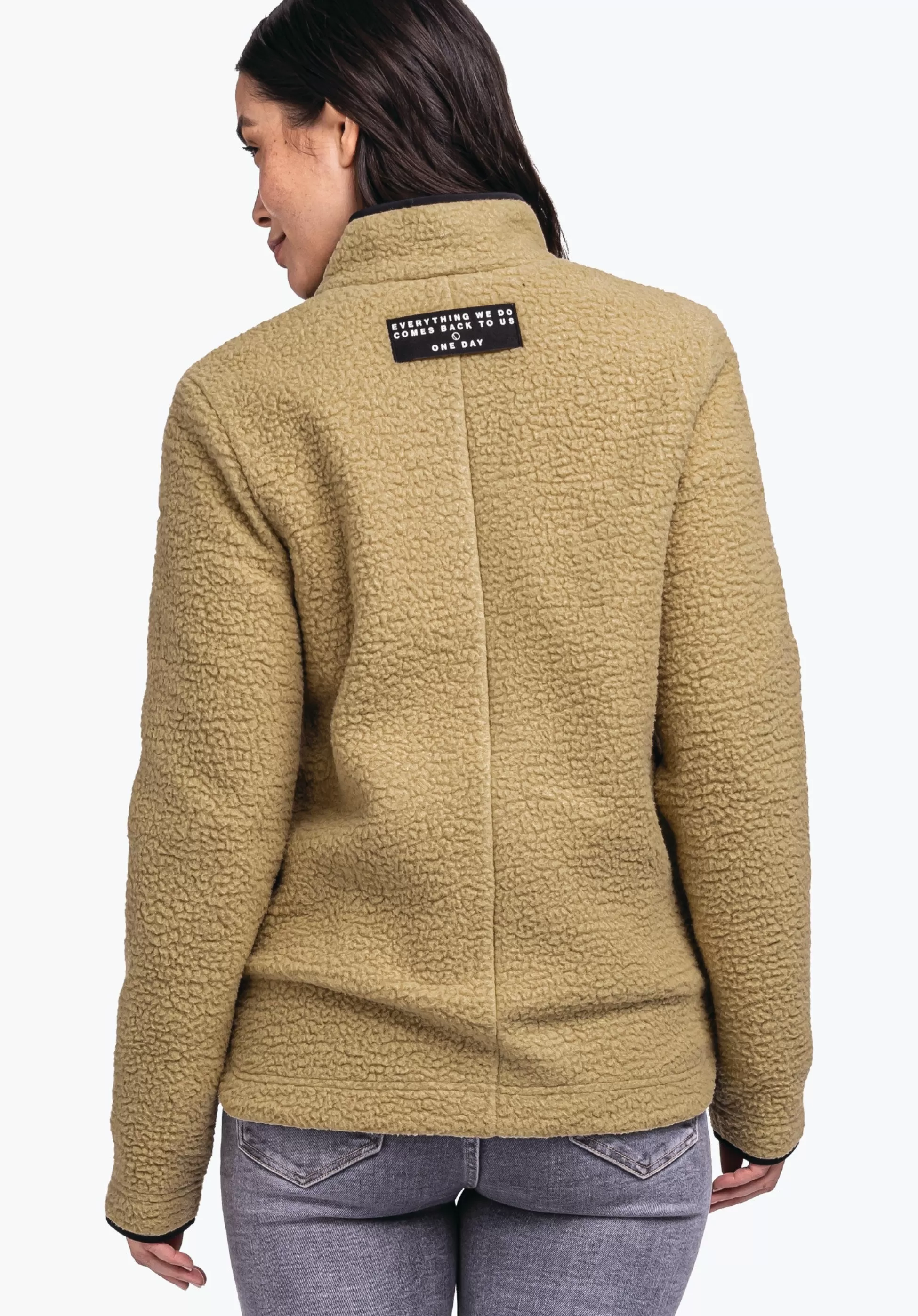 WOMEN SCHÖFFEL Travel/Leisure<Super warm recycled fleece jacket beige