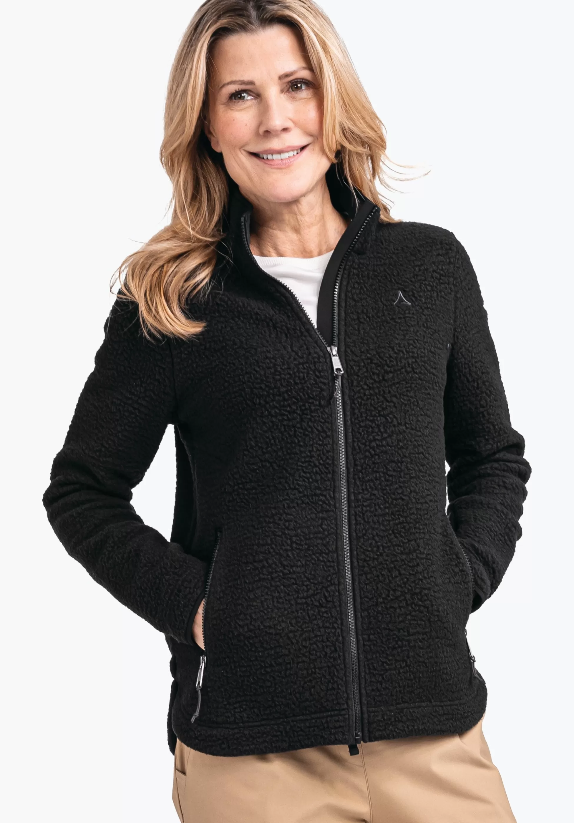WOMEN SCHÖFFEL Travel/Leisure<Super warm recycled fleece jacket beige