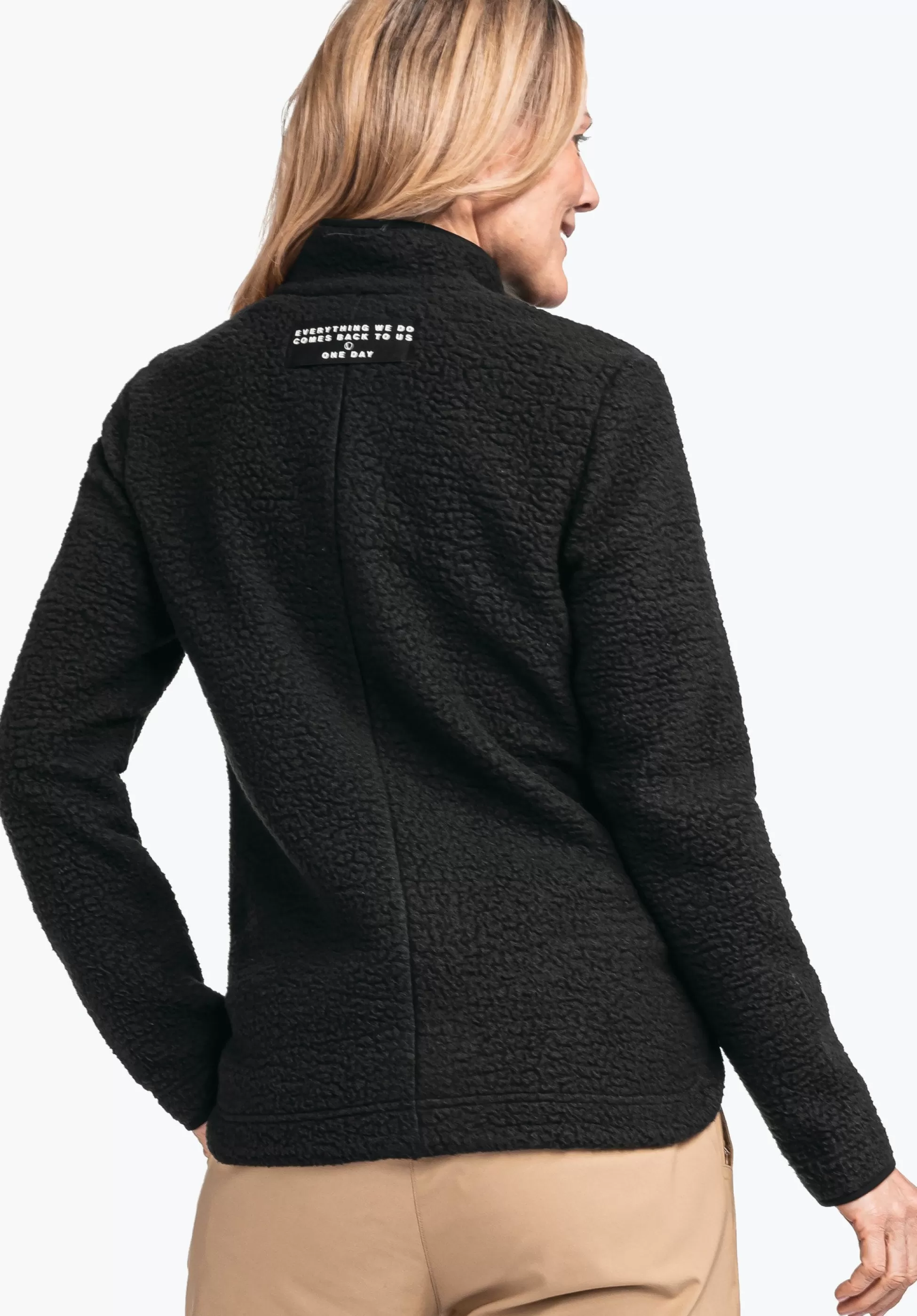 WOMEN SCHÖFFEL Travel/Leisure<Super warm recycled fleece jacket beige