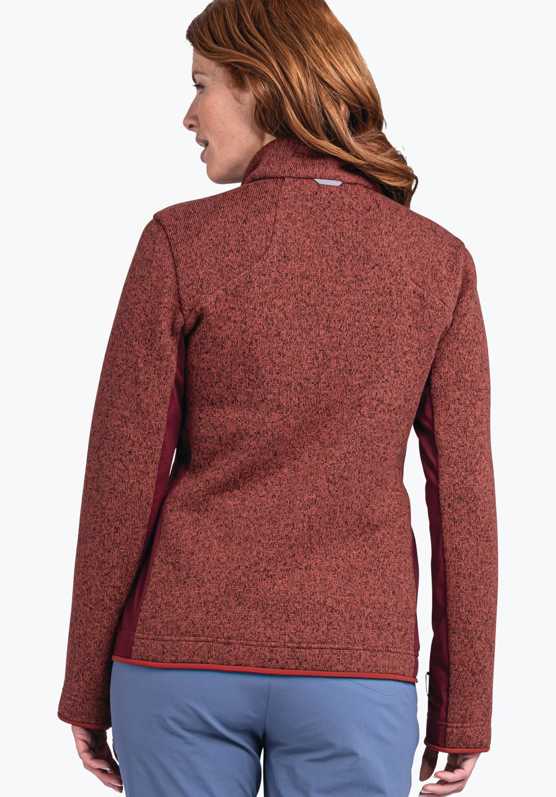 WOMEN SCHÖFFEL Trek & Hike<Sustainable & warm ZipIn! fleece jacket red
