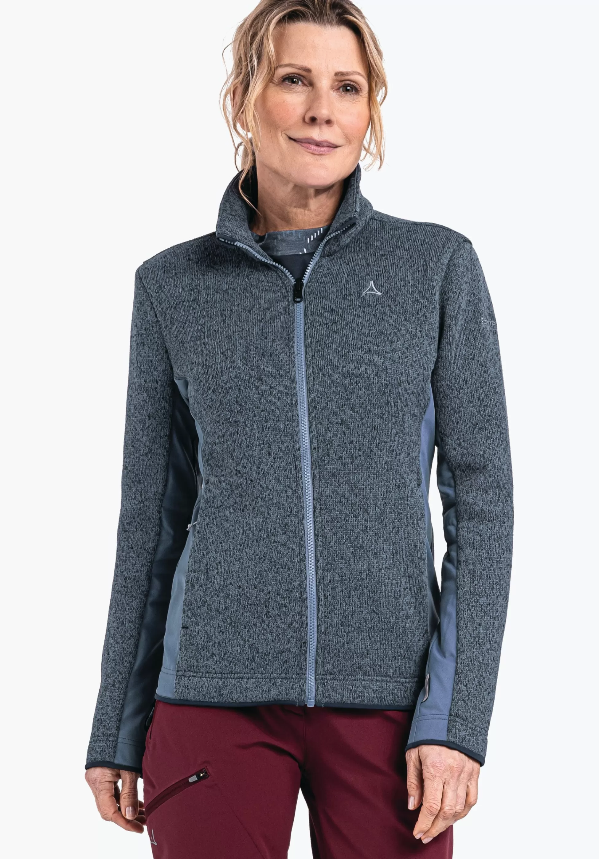 WOMEN SCHÖFFEL Trek & Hike<Sustainable & warm ZipIn! fleece jacket red
