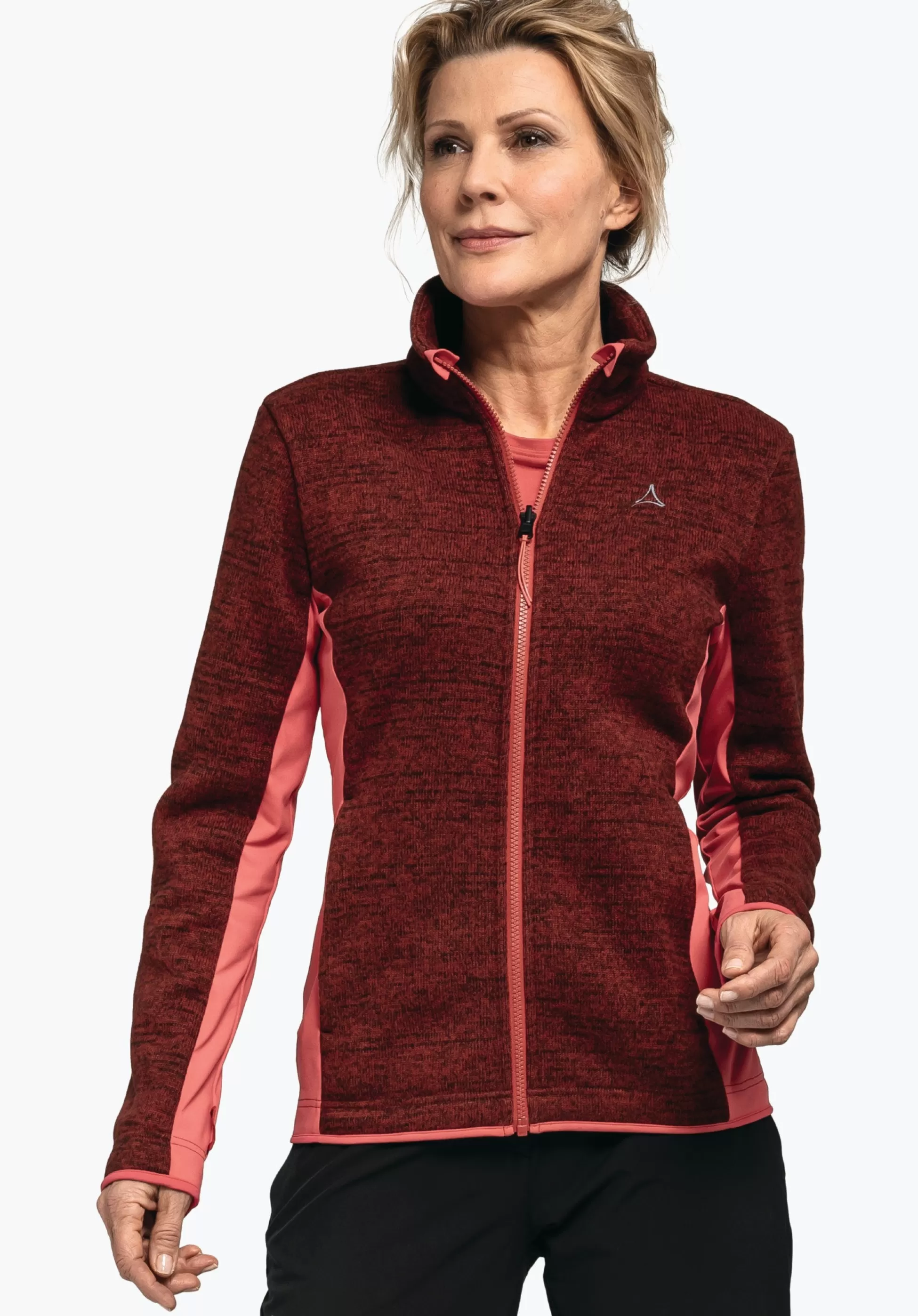 WOMEN SCHÖFFEL Trek & Hike<Sustainable & warm ZipIn! fleece jacket red