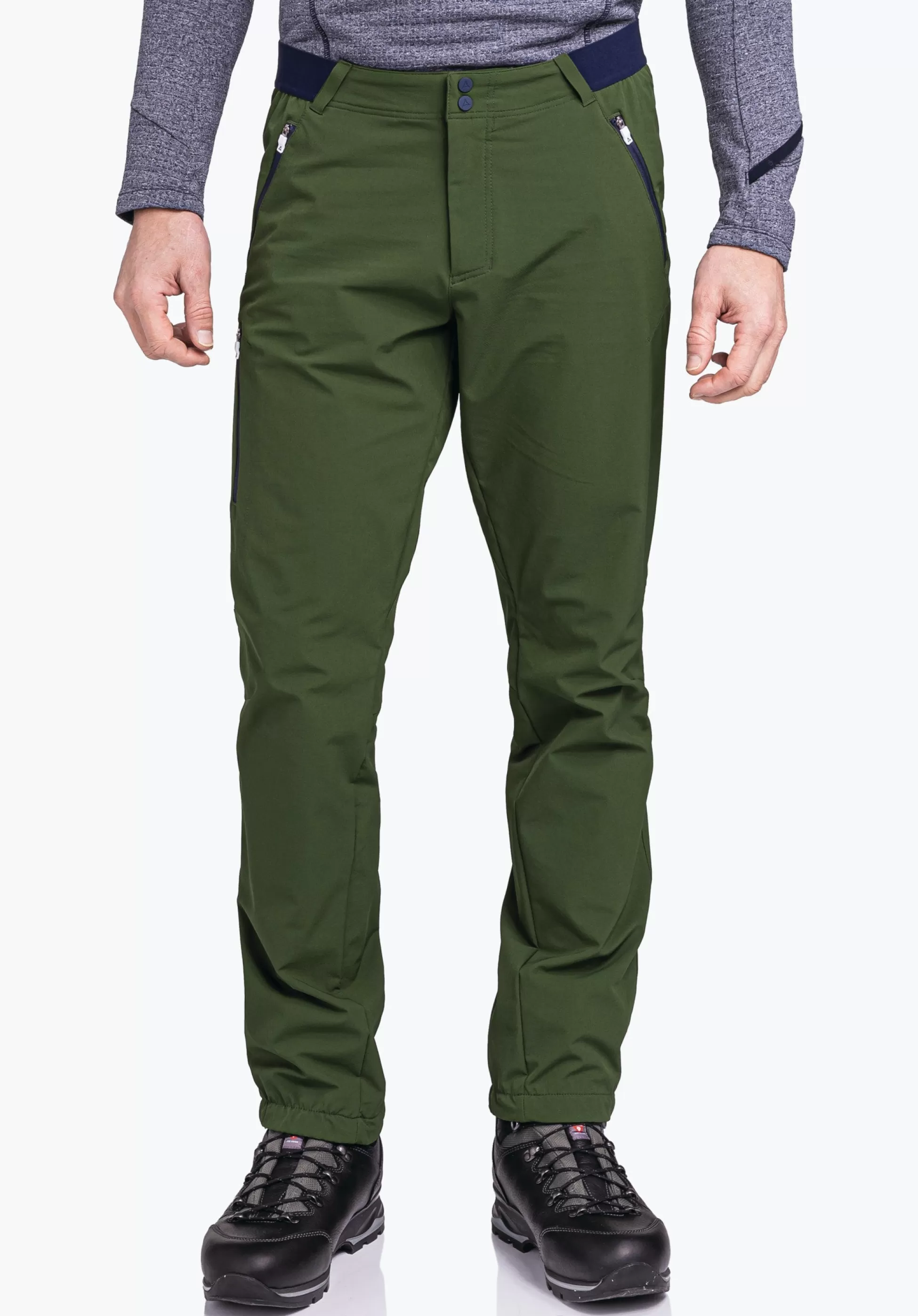MEN SCHÖFFEL Trek & Hike | Pants Long<Technical and warming hiking pants green