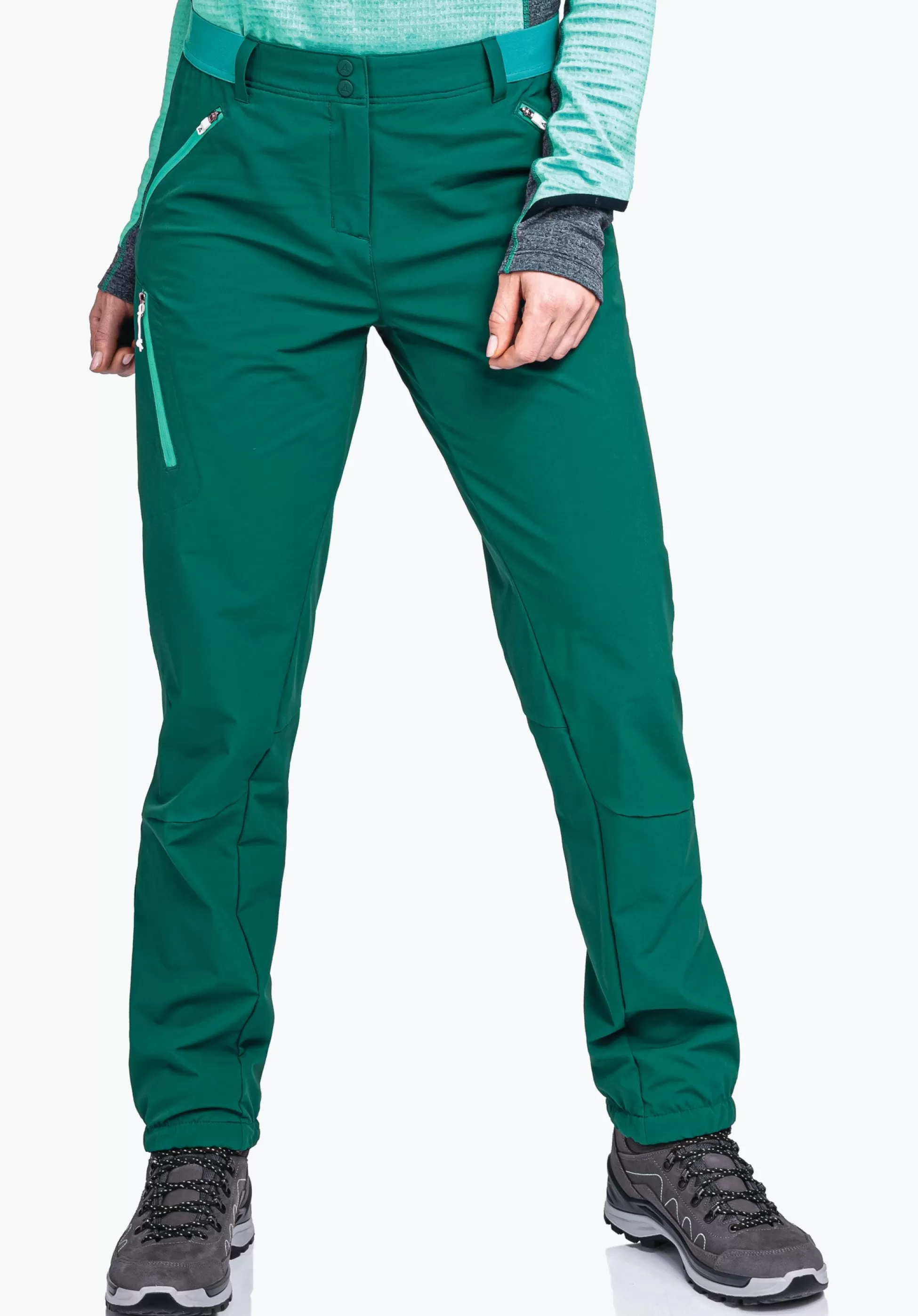 WOMEN SCHÖFFEL Trek & Hike | Pants Long<Technical and warming hiking pants green