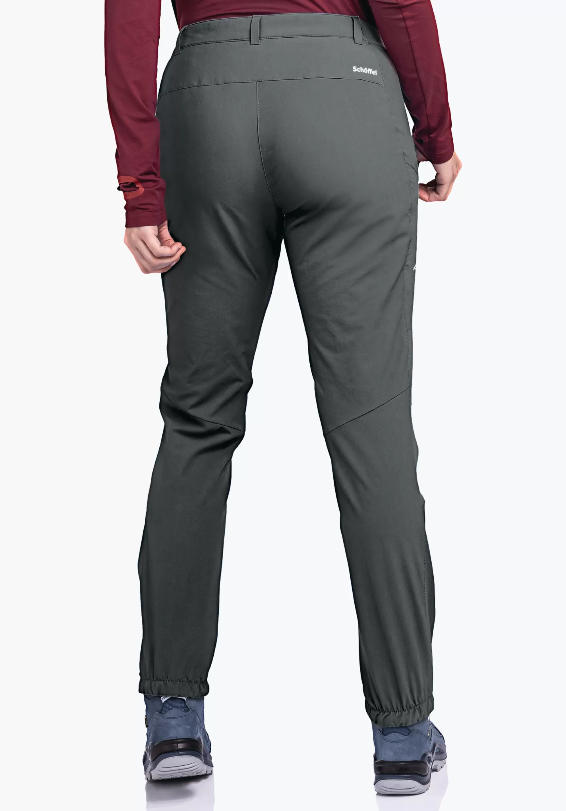 WOMEN SCHÖFFEL Pants Long<Technical and warming hiking pants green