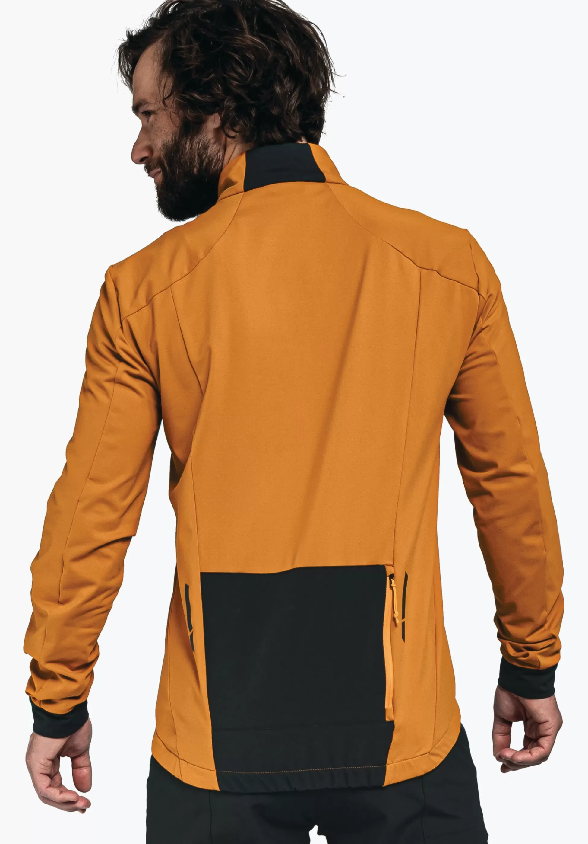 MEN SCHÖFFEL Bike<Technical bike fleece in material mix rot