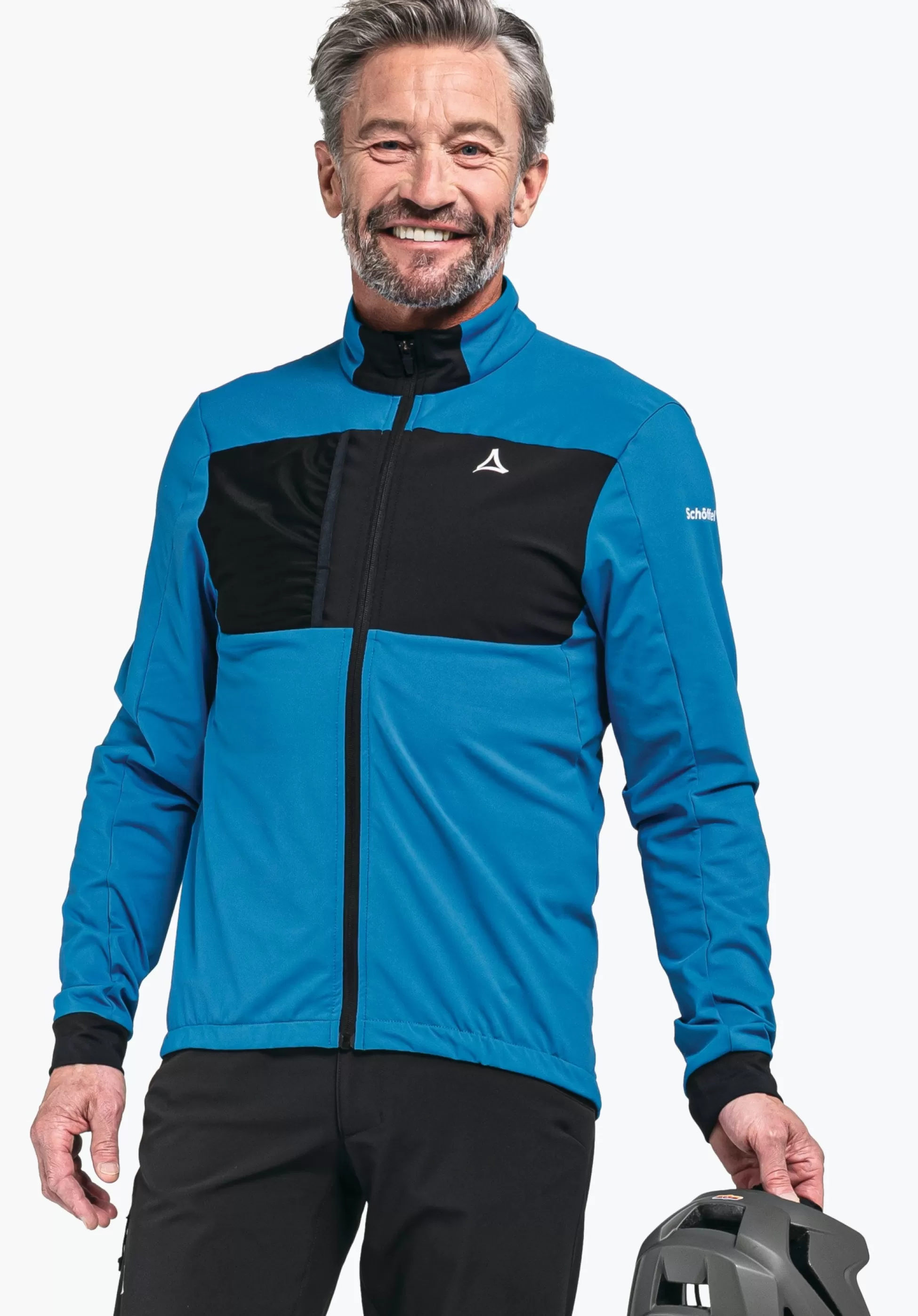 MEN SCHÖFFEL Bike<Technical bike fleece in material mix rot