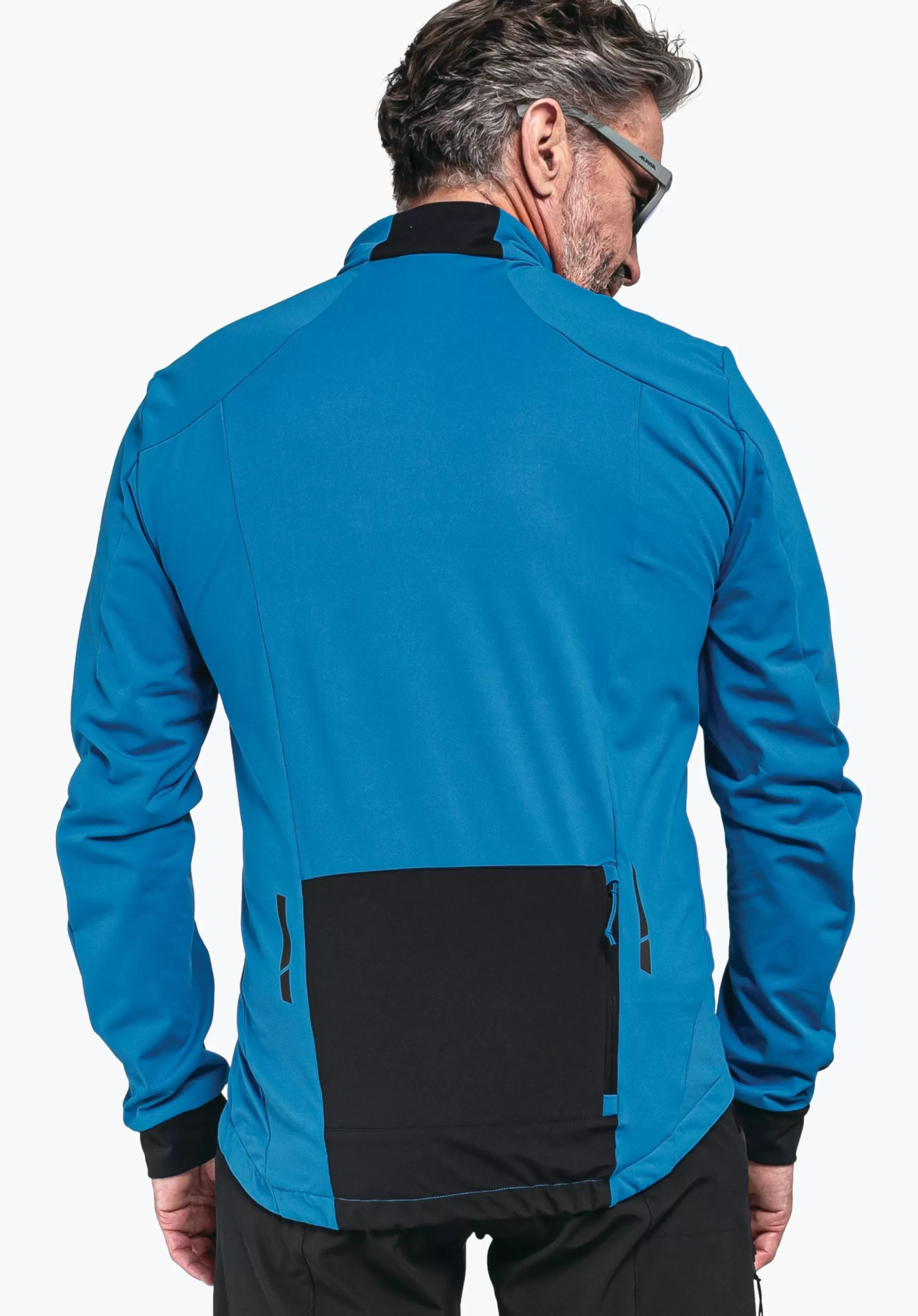 MEN SCHÖFFEL Bike<Technical bike fleece in material mix rot