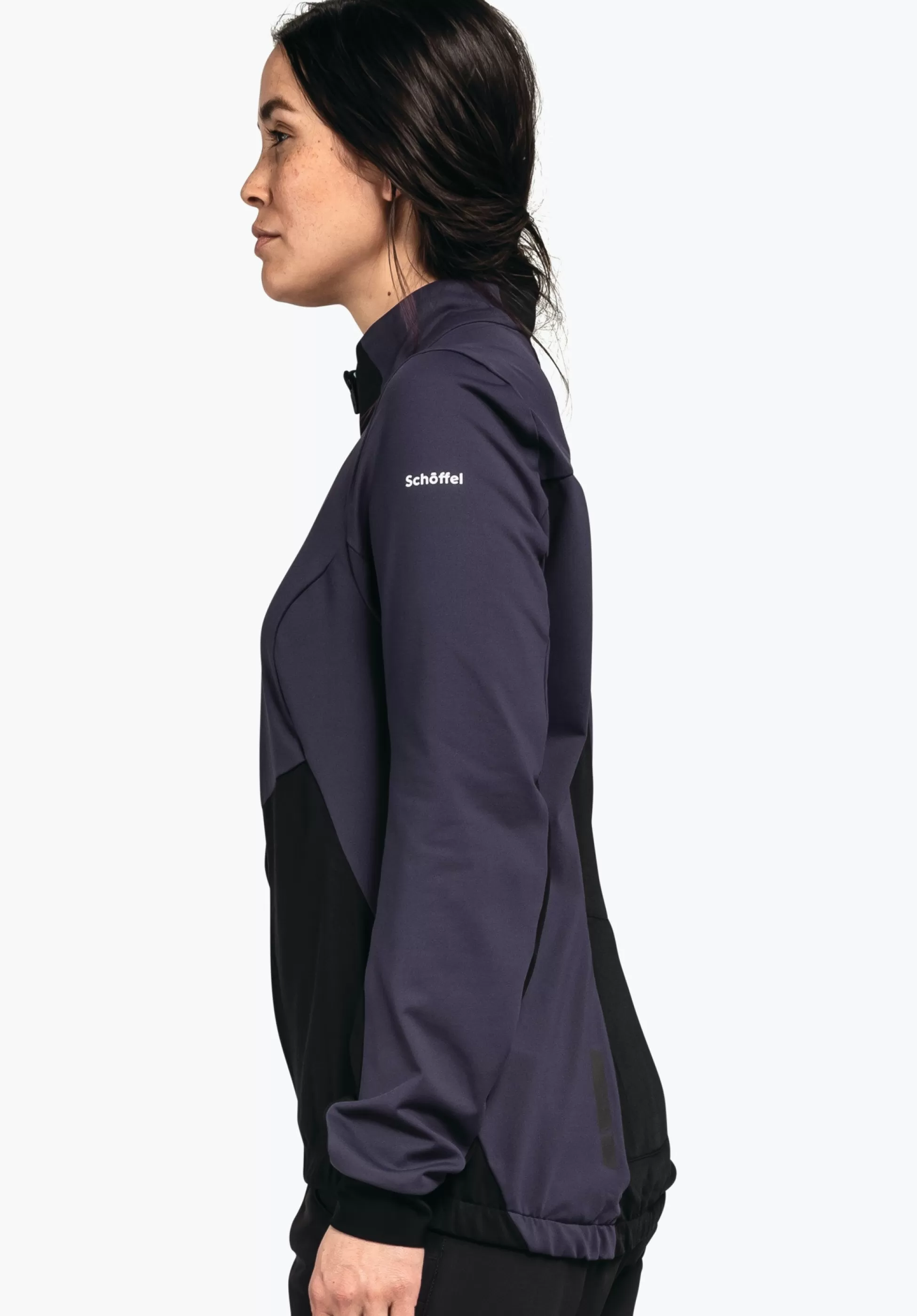 WOMEN SCHÖFFEL Bike<Technical bike fleece in material mix purple