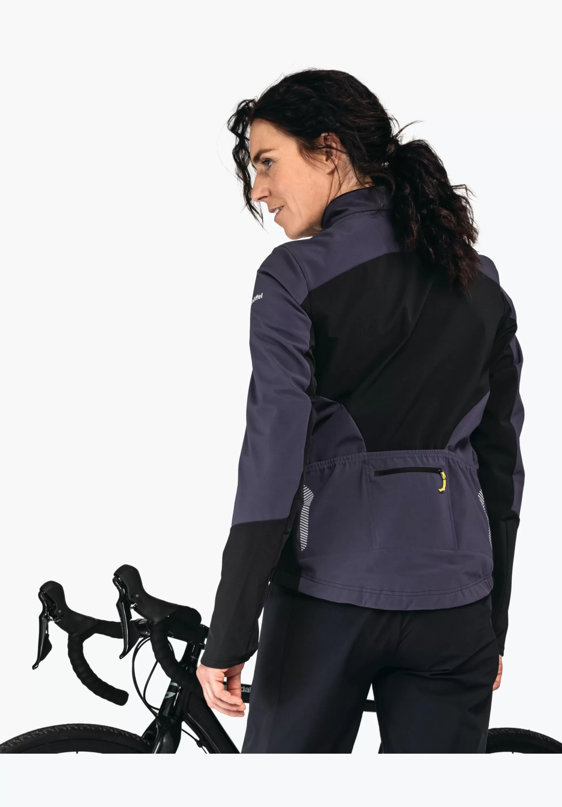 WOMEN SCHÖFFEL Bike<Technical bike softshell hybrid jacket rot