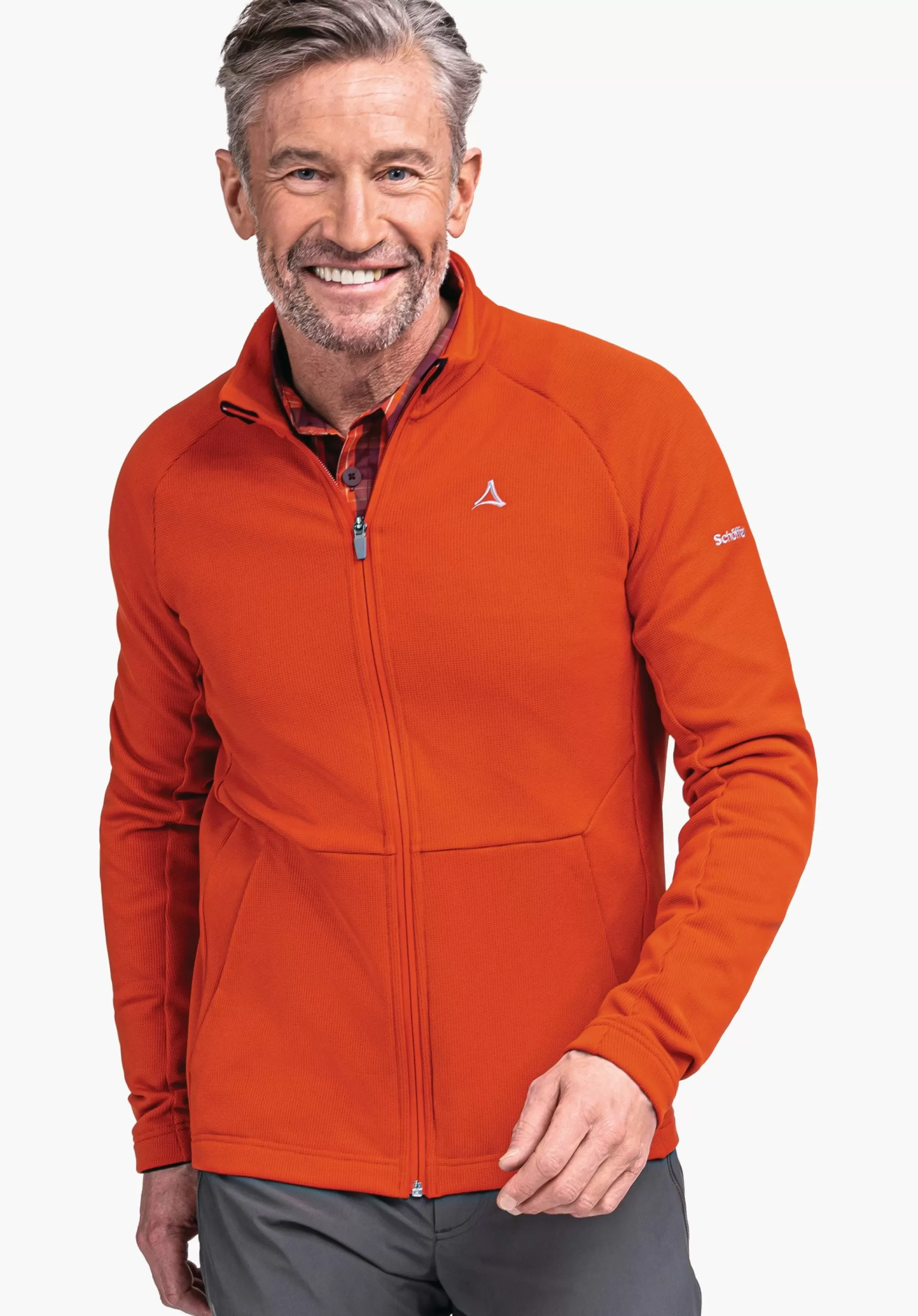 MEN SCHÖFFEL Trek & Hike<Technical fleece jacket for hikes orange