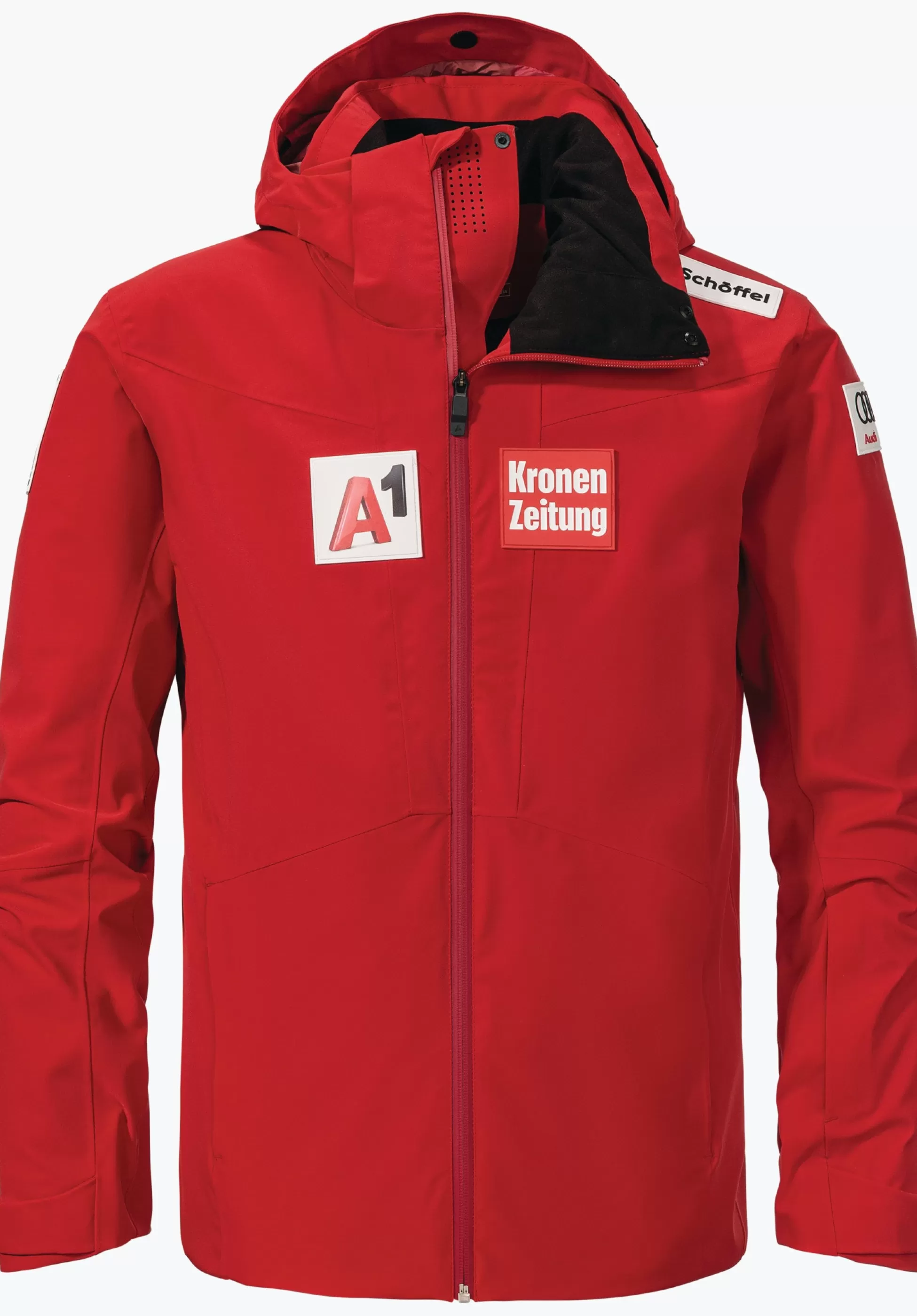 MEN SCHÖFFEL Skiing<Technical hardshell jacket with ÖSV style red