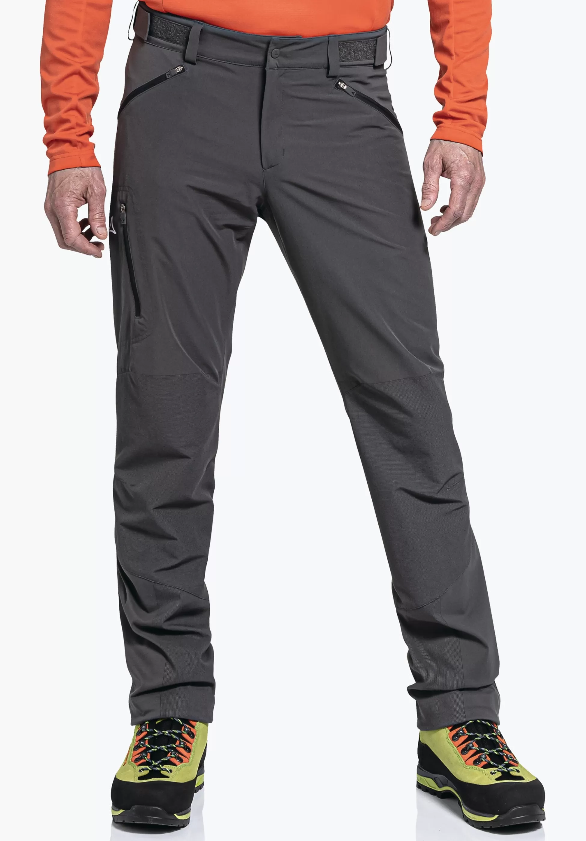 MEN SCHÖFFEL Mountaineering | Pants Long<Technical pants with material reinforcements blue