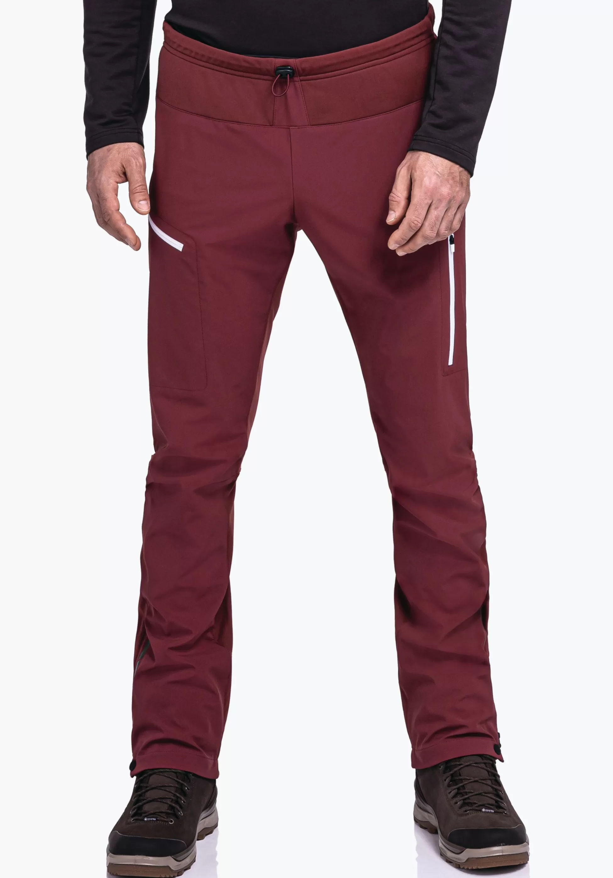 MEN SCHÖFFEL Trek & Hike | Pants Long<Technical softshell hiking pants red