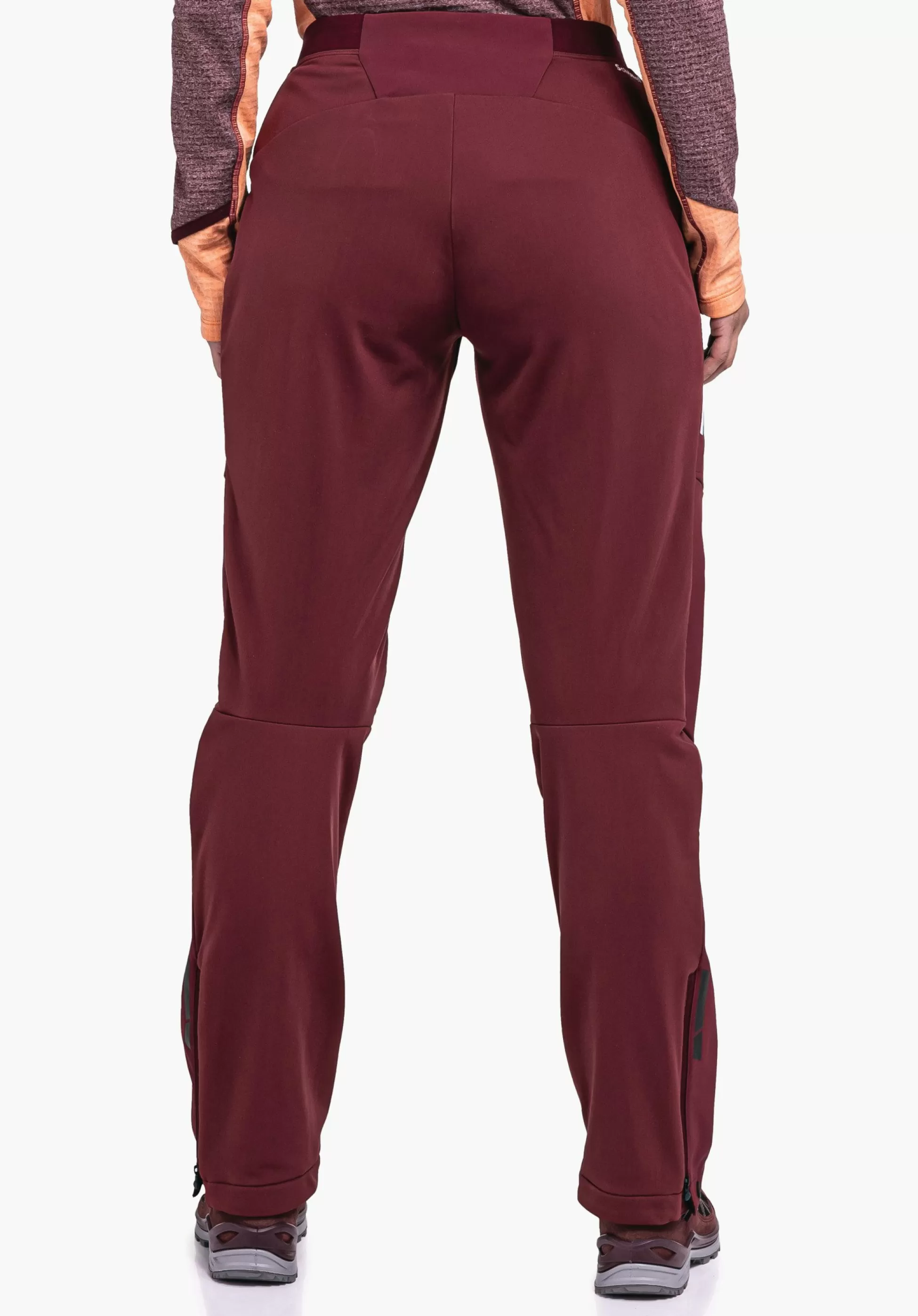 WOMEN SCHÖFFEL Pants Long<Technical softshell hiking pants red