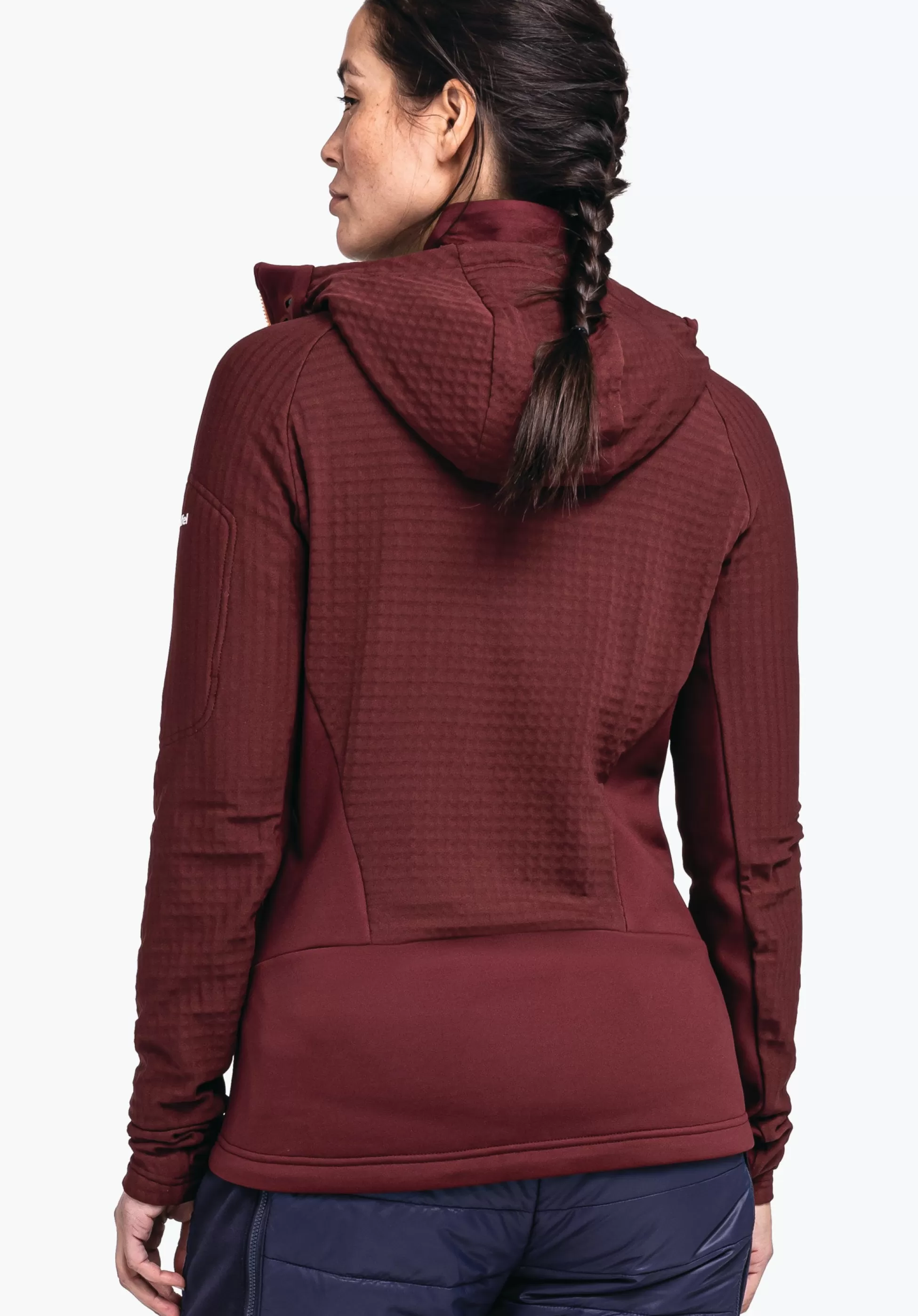 WOMEN SCHÖFFEL Ski Tour | Mountaineering<Technical sporty fleece hoody red