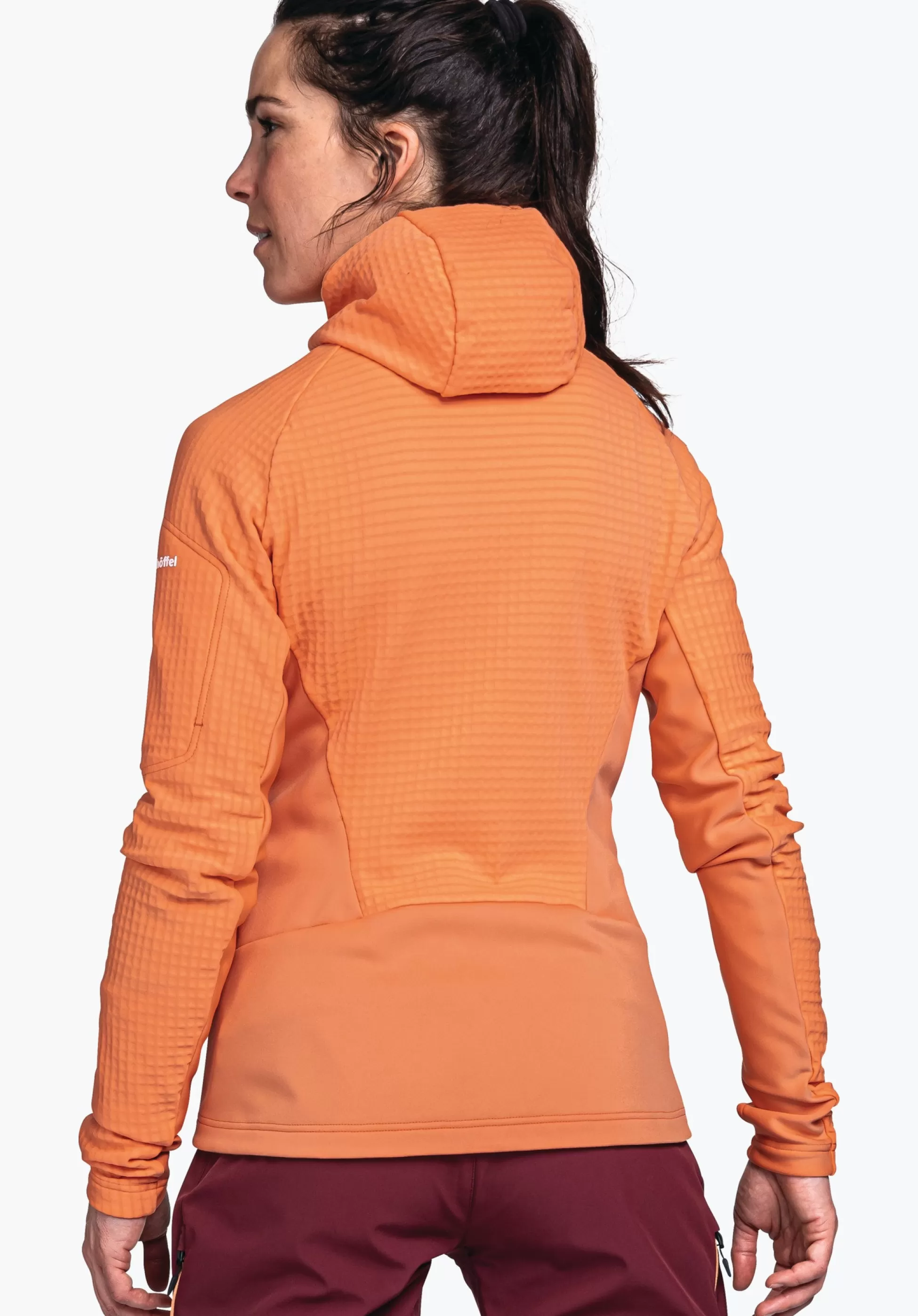 WOMEN SCHÖFFEL Ski Tour | Mountaineering<Technical sporty fleece hoody red