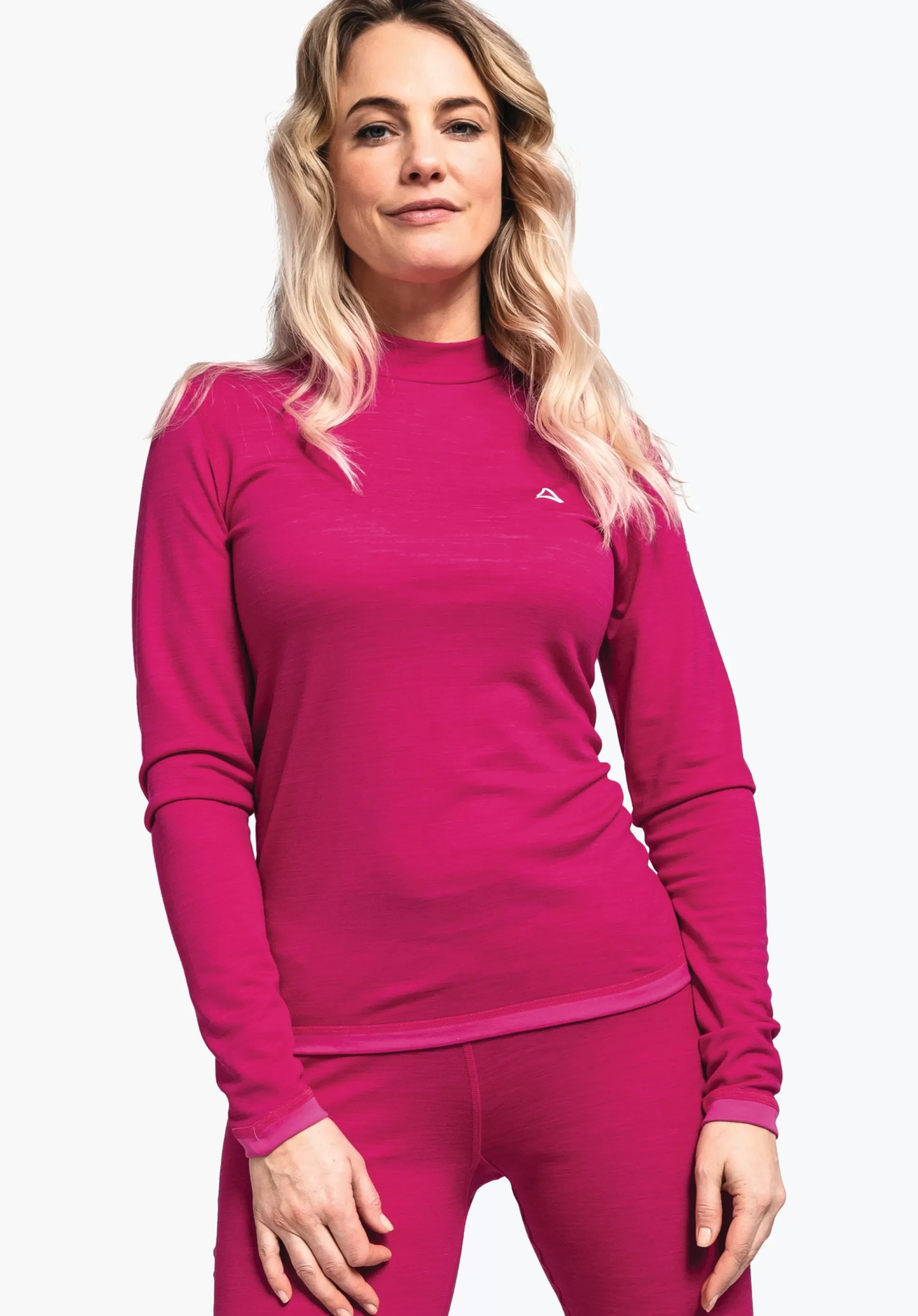 WOMEN SCHÖFFEL Skiing<Temperature-regulating Merino top pink