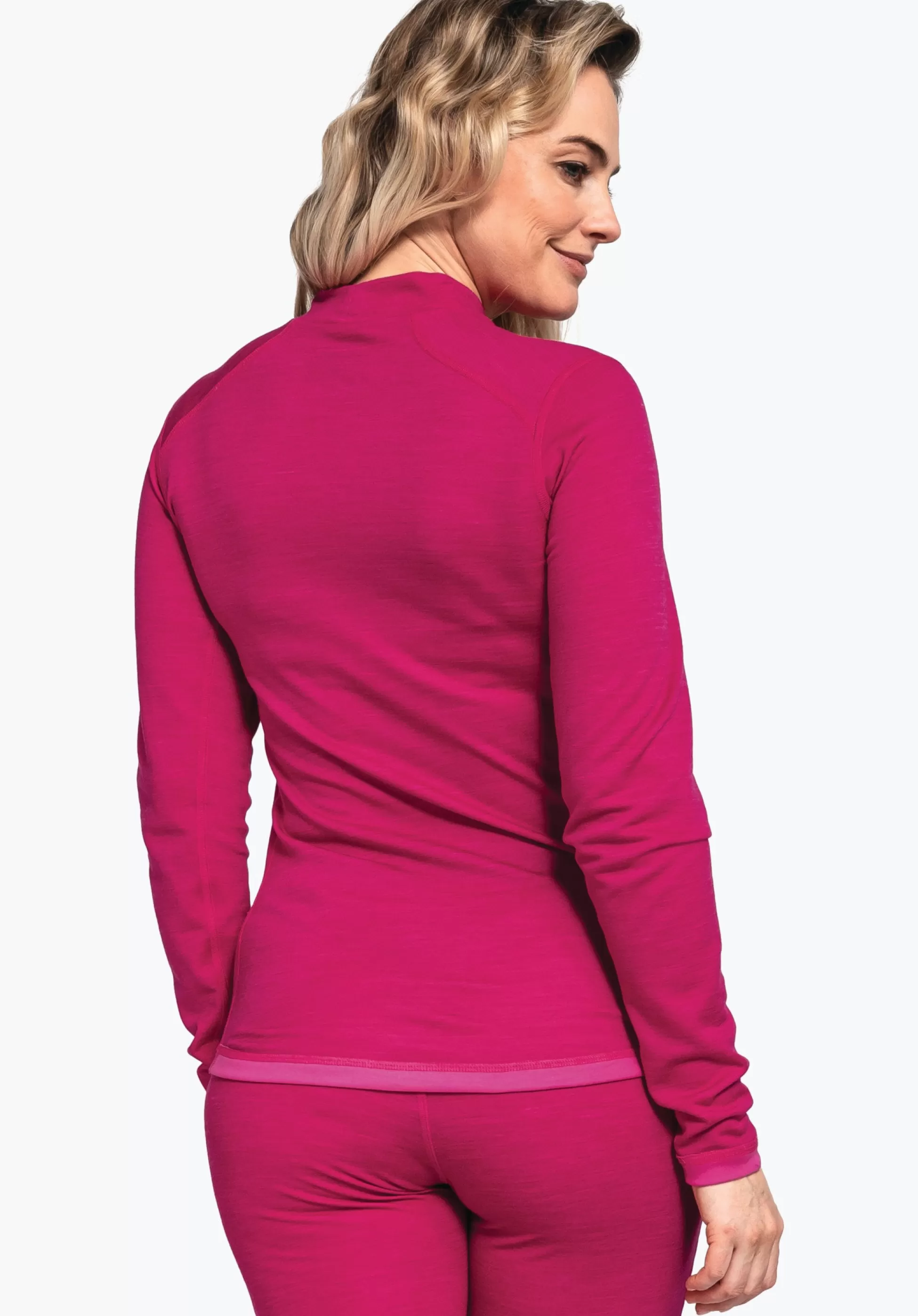 WOMEN SCHÖFFEL Skiing<Temperature-regulating Merino top pink