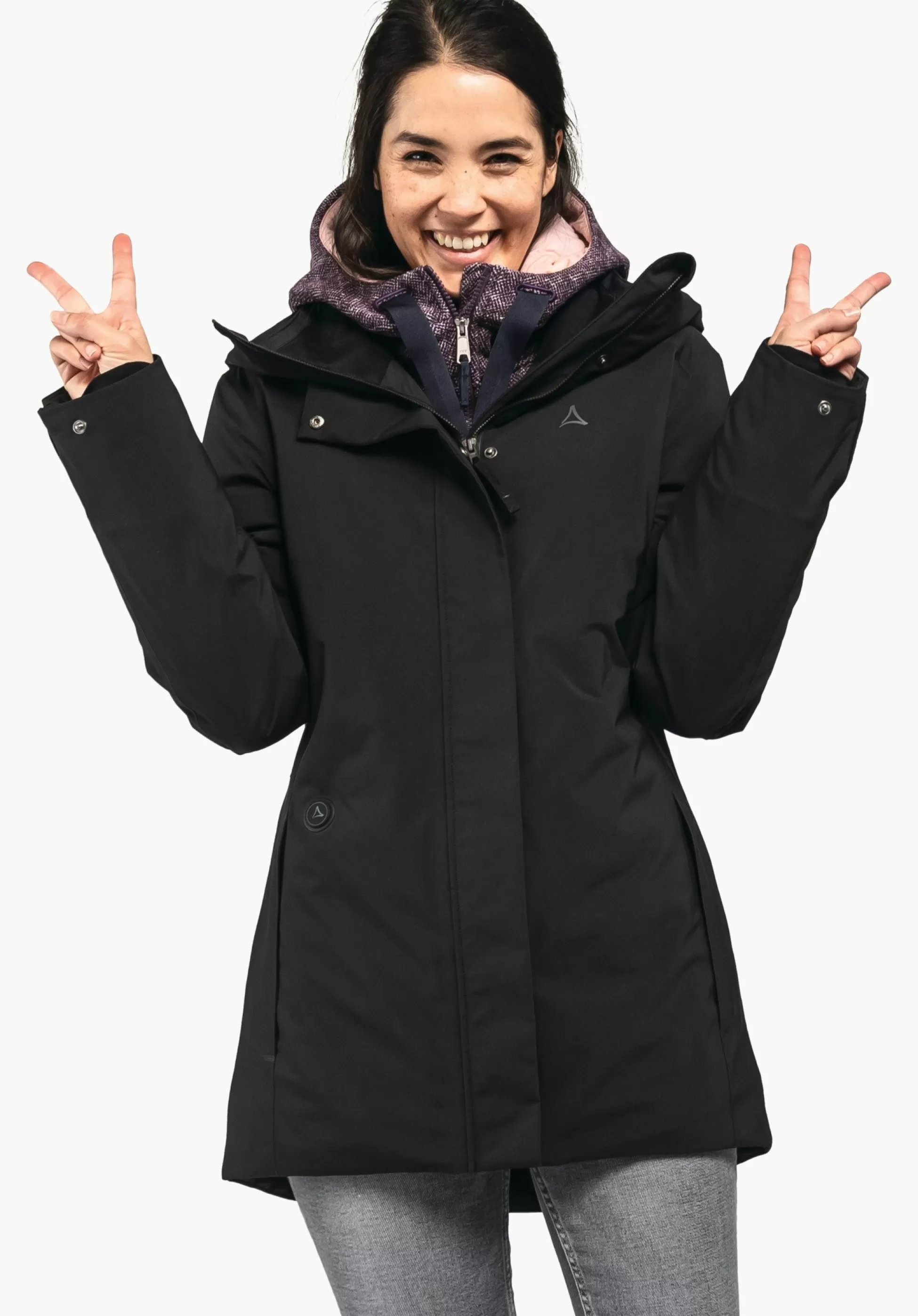 WOMEN SCHÖFFEL Travel/Leisure | Outdoor Jackets<Trendy parka, warms at a touch green