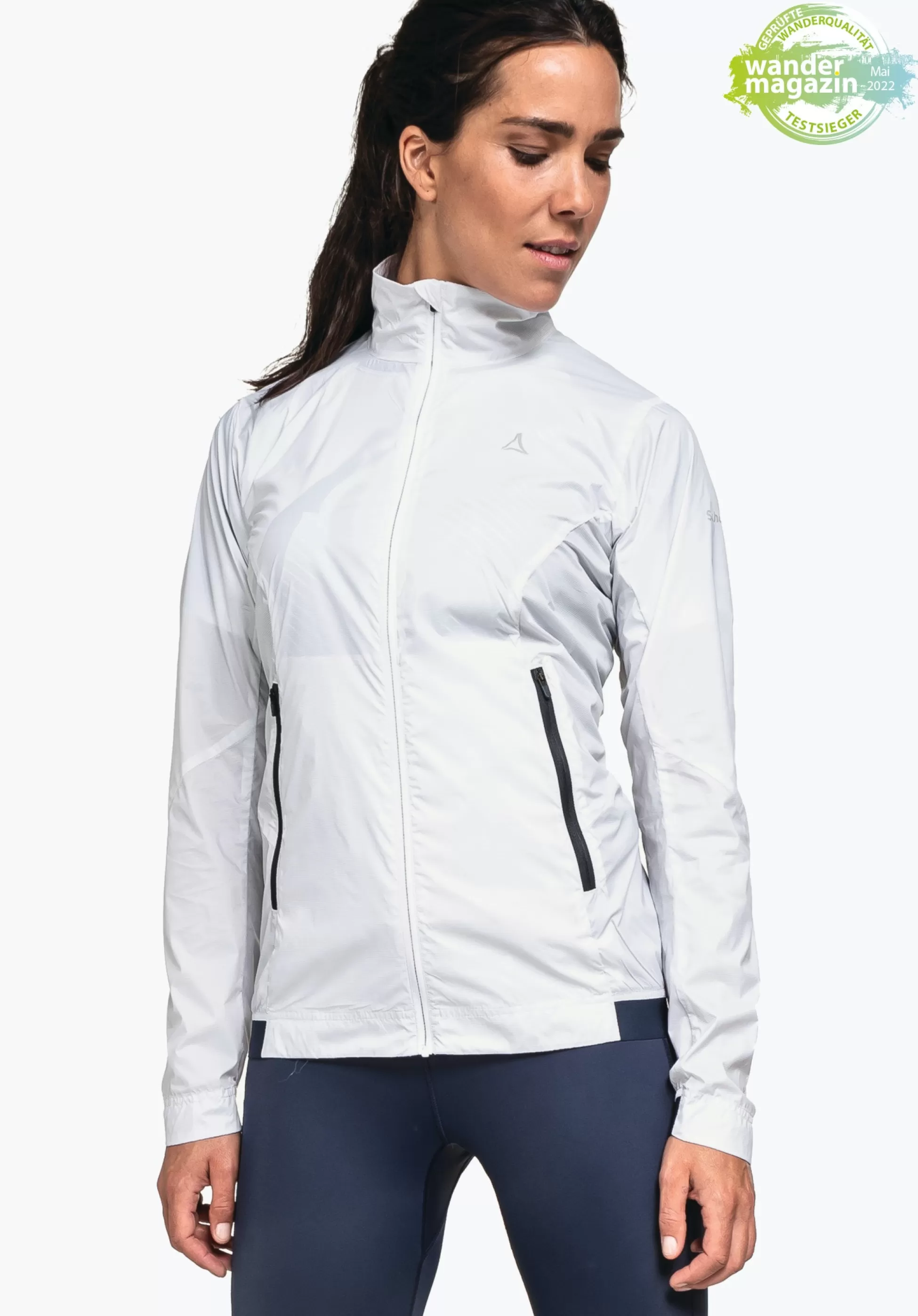 WOMEN SCHÖFFEL Outdoor Jackets | Trek & Hike<Ultra-light water-repellent windcheater white