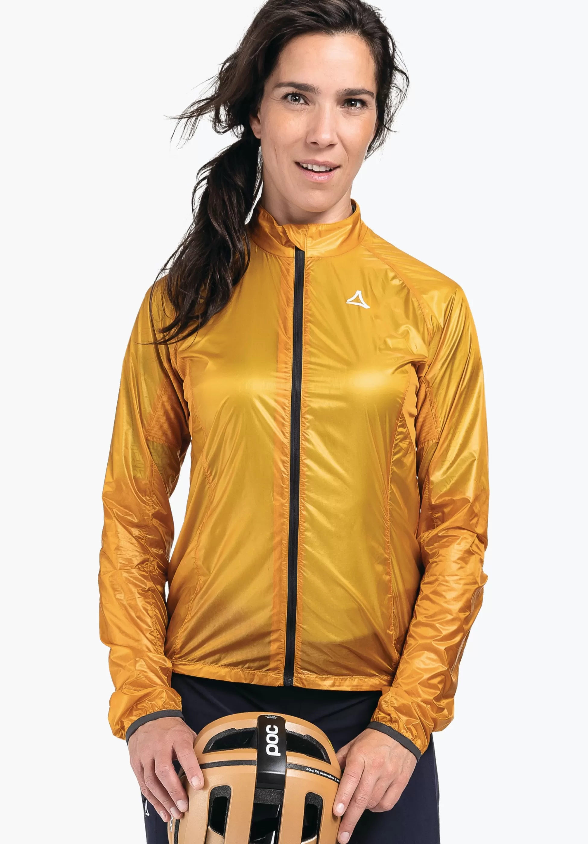 WOMEN SCHÖFFEL Bike<Ultra-light windcheater for any cycle trip gelb
