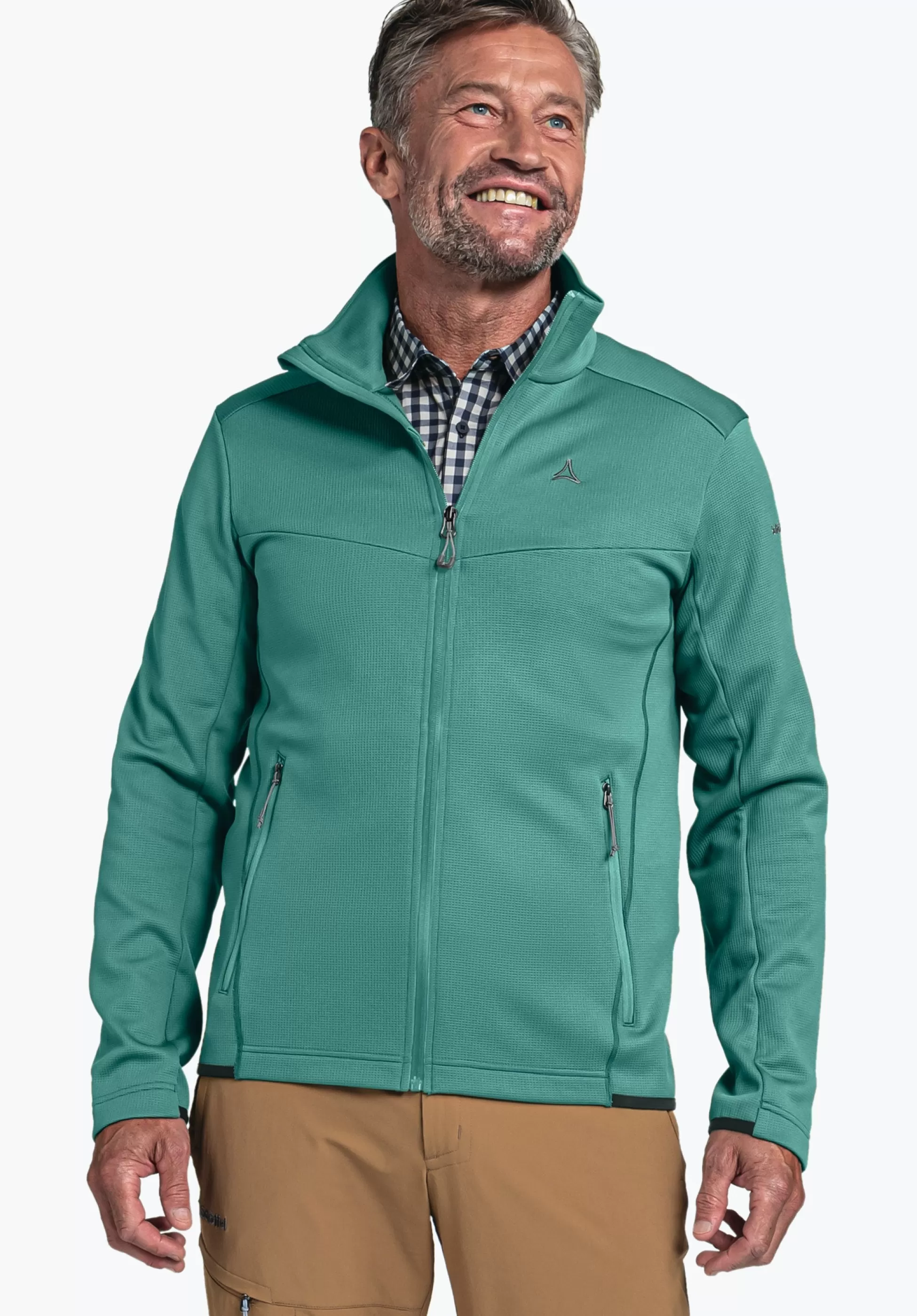 MEN SCHÖFFEL <Urban fleece with power stretch grün