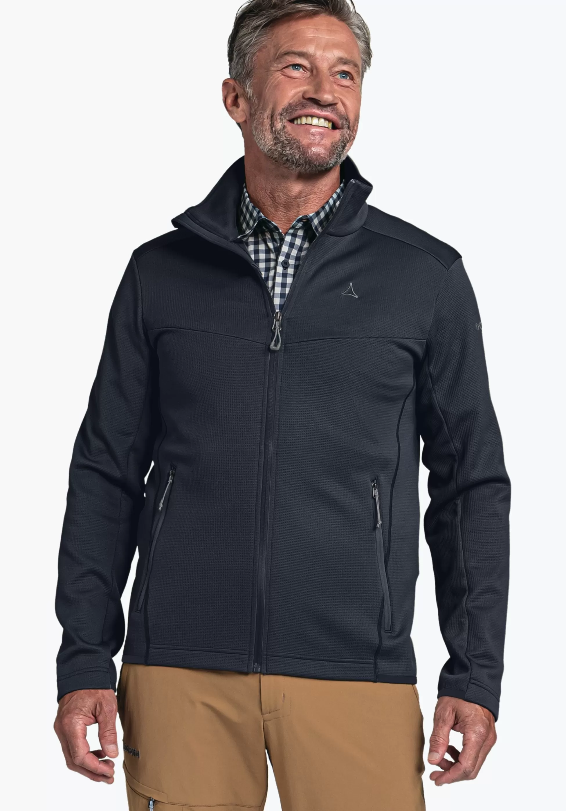 MEN SCHÖFFEL <Urban fleece with power stretch grün
