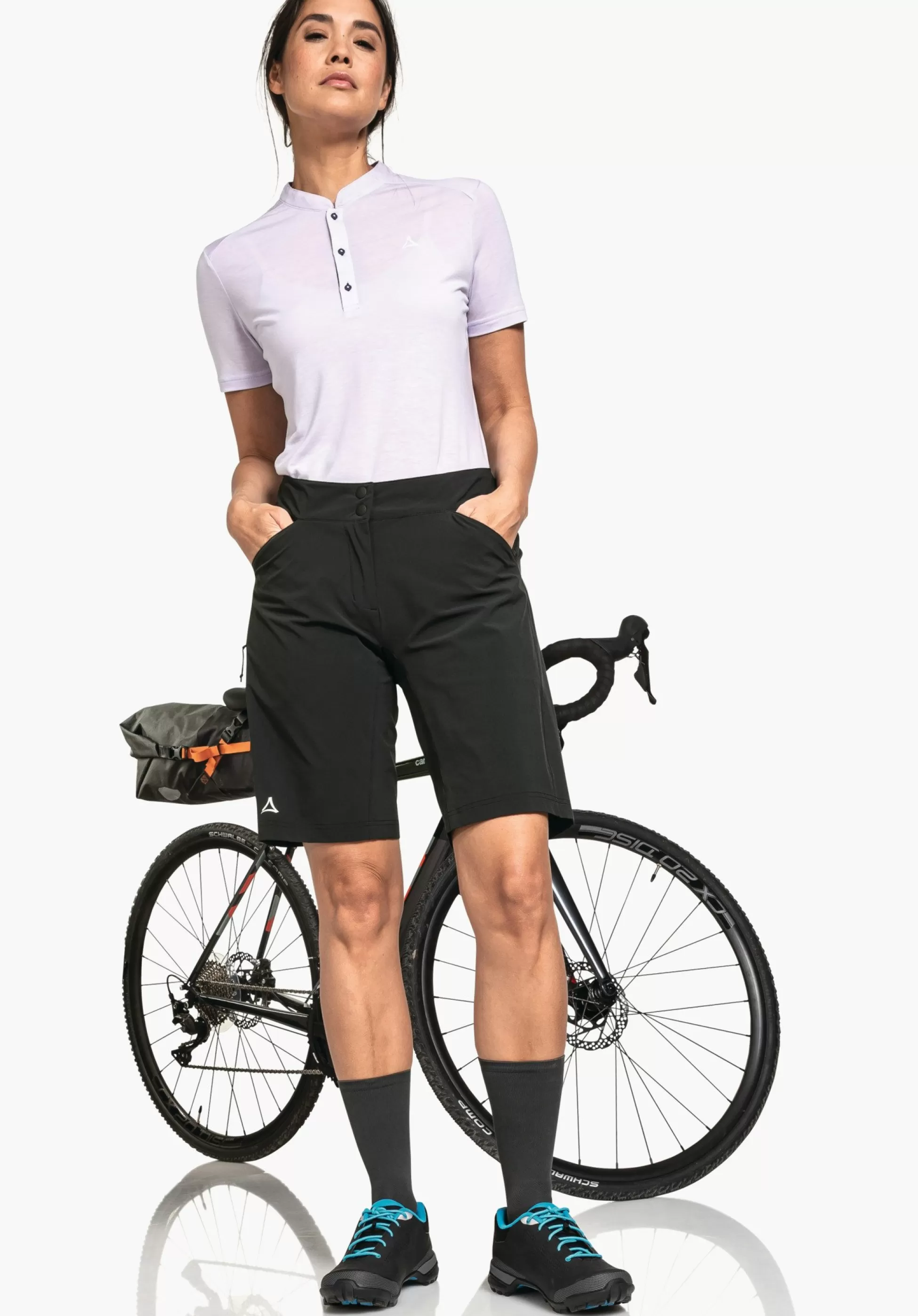 WOMEN SCHÖFFEL Bike | Pants Short<Urban, quick-drying bike shorts black