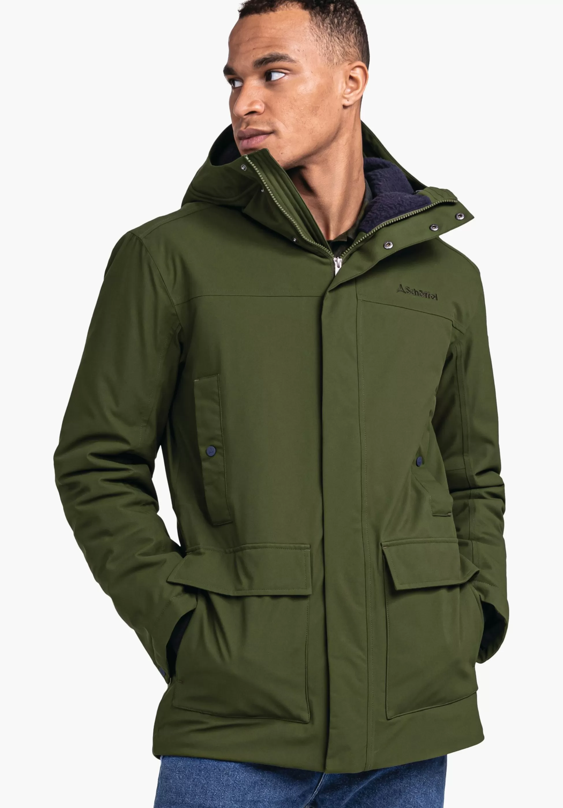 MEN SCHÖFFEL Travel/Leisure | Parka / Coat<Urban winter parka for wet and cold days orange