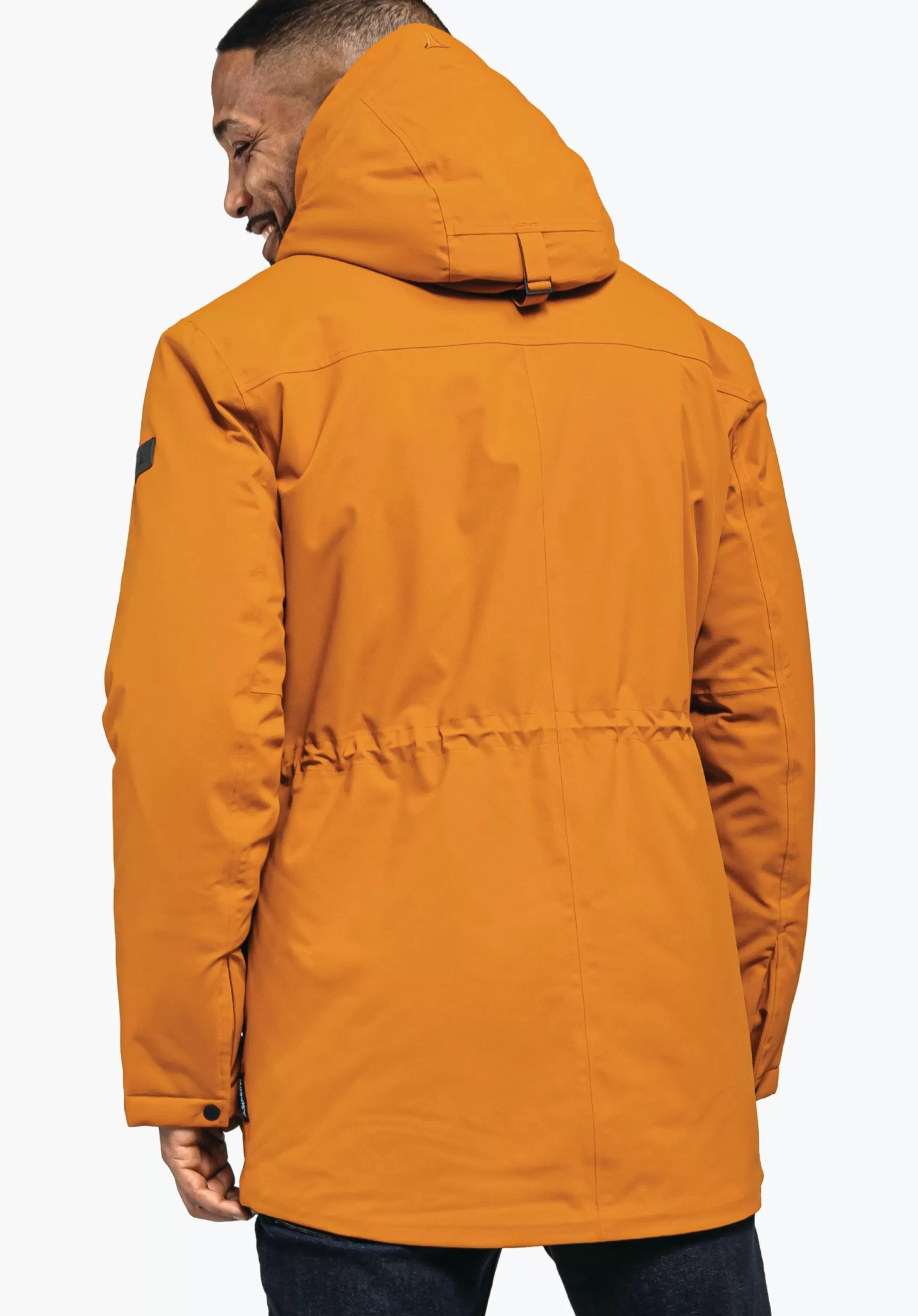 MEN SCHÖFFEL Parka / Coat | Travel/Leisure<Urban winter parka for wet and cold days orange