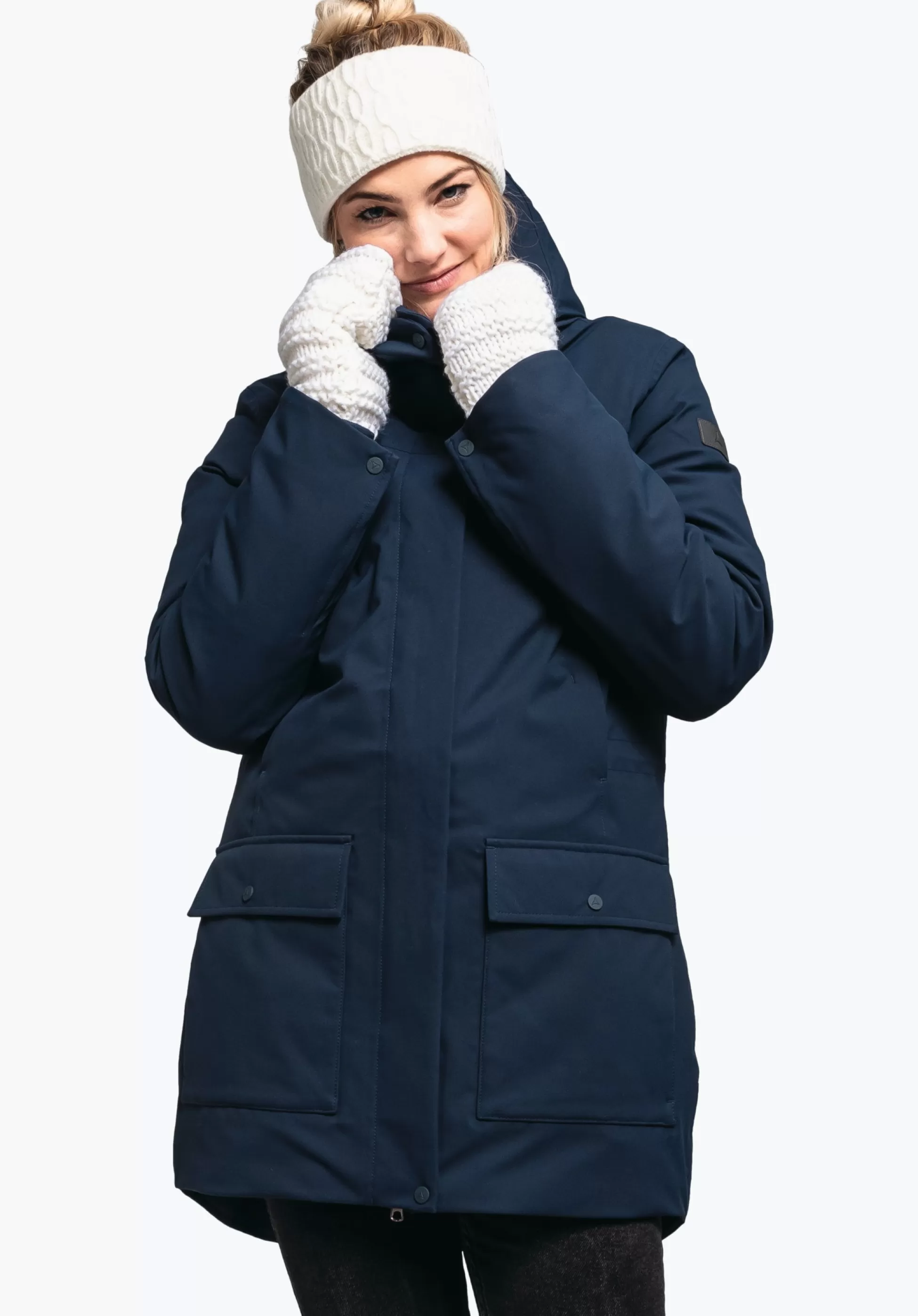 WOMEN SCHÖFFEL Travel/Leisure | Parka / Coat<Urban winter parka for wet and cold days red