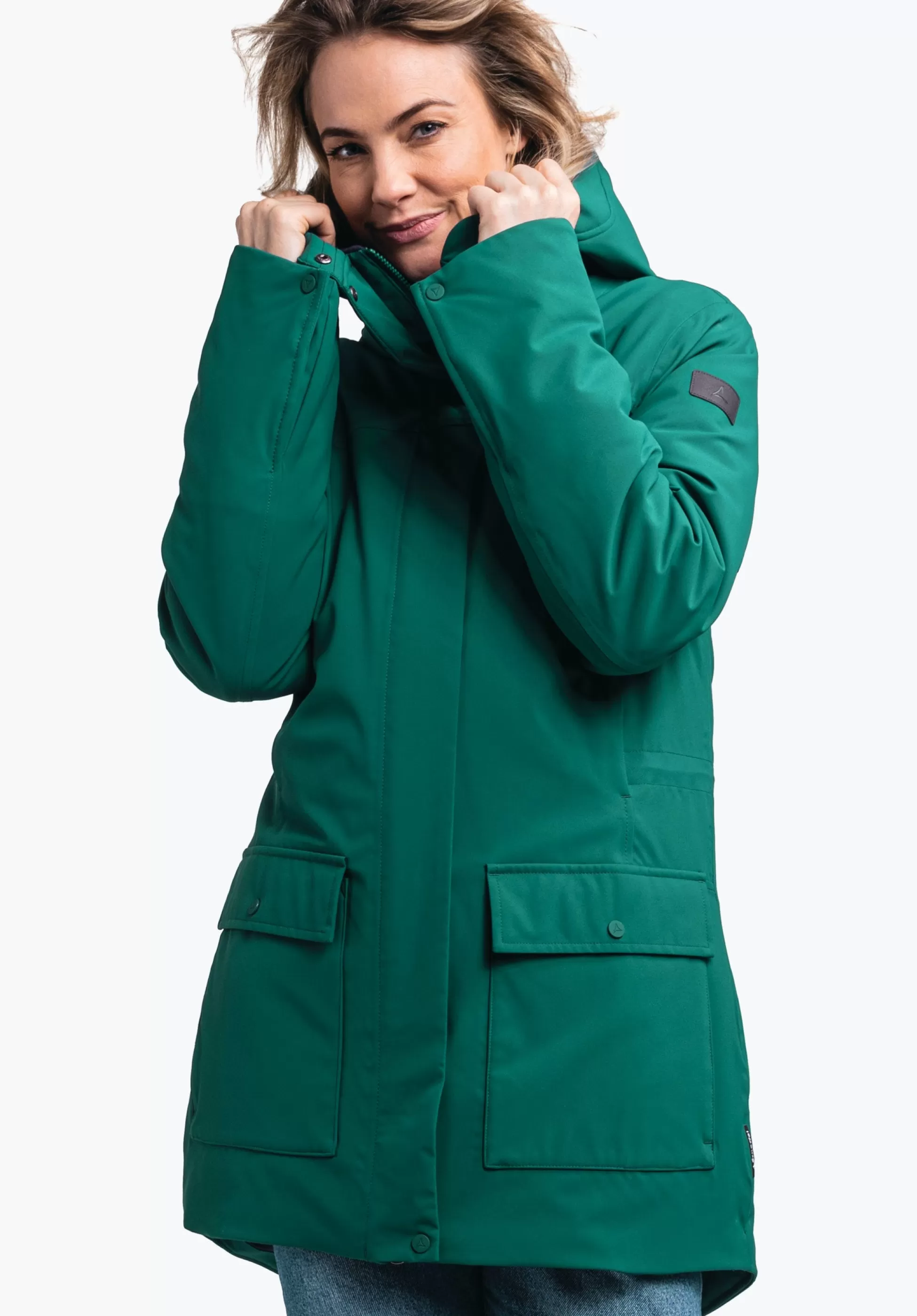 WOMEN SCHÖFFEL Travel/Leisure | Parka / Coat<Urban winter parka for wet and cold days red