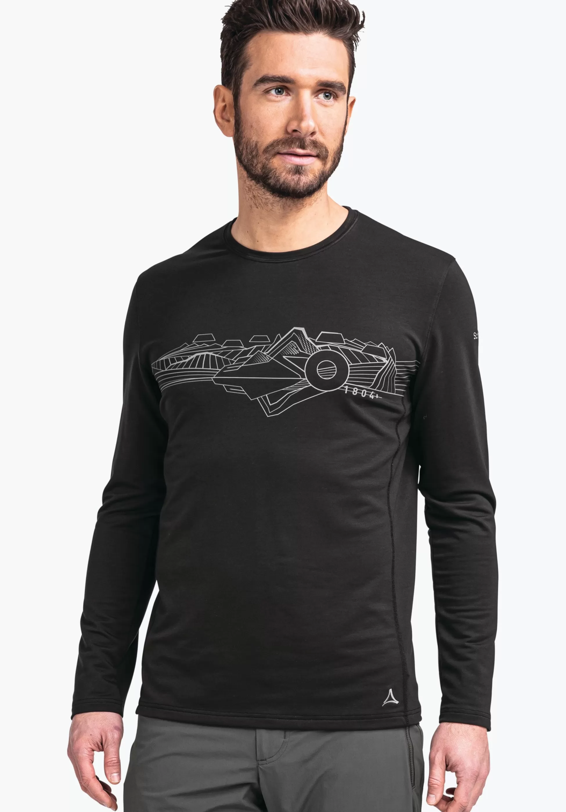 MEN SCHÖFFEL Trek & Hike<Very comfortable to wear longsleeve red
