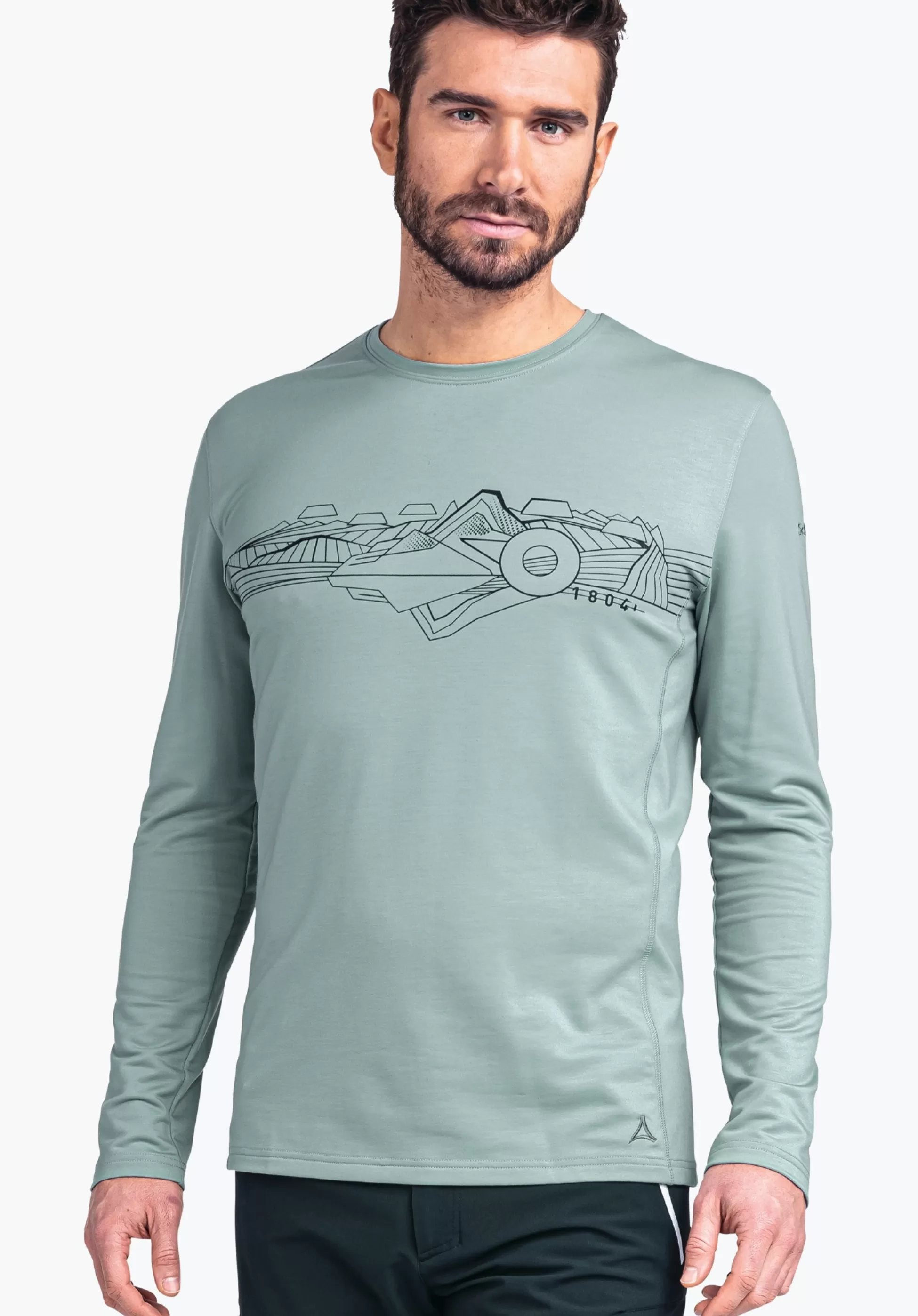 MEN SCHÖFFEL Trek & Hike<Very comfortable to wear longsleeve red