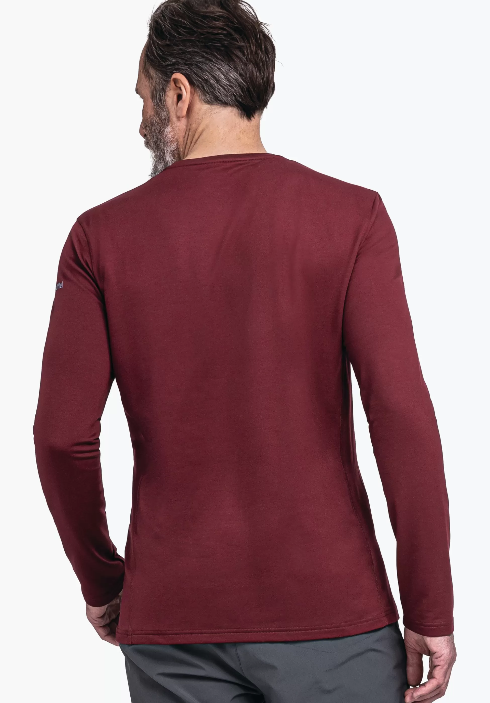 MEN SCHÖFFEL Trek & Hike<Very comfortable to wear longsleeve red